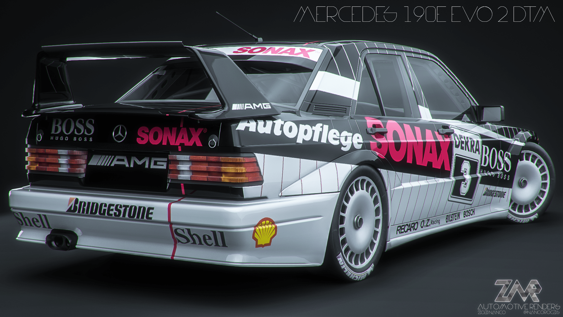 1920x1080 Mercedes 190E Evo 2 DTM (4). Image - Behance