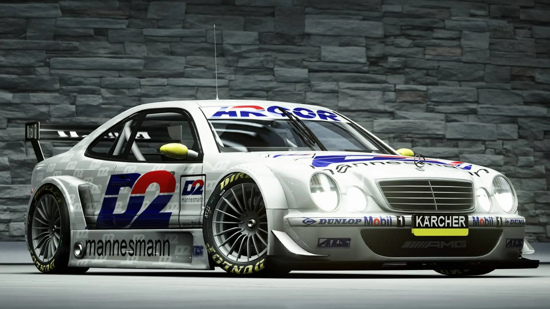 1920x1080 Mercedes Benz CLK DTM 2002. Download Free Car Mod