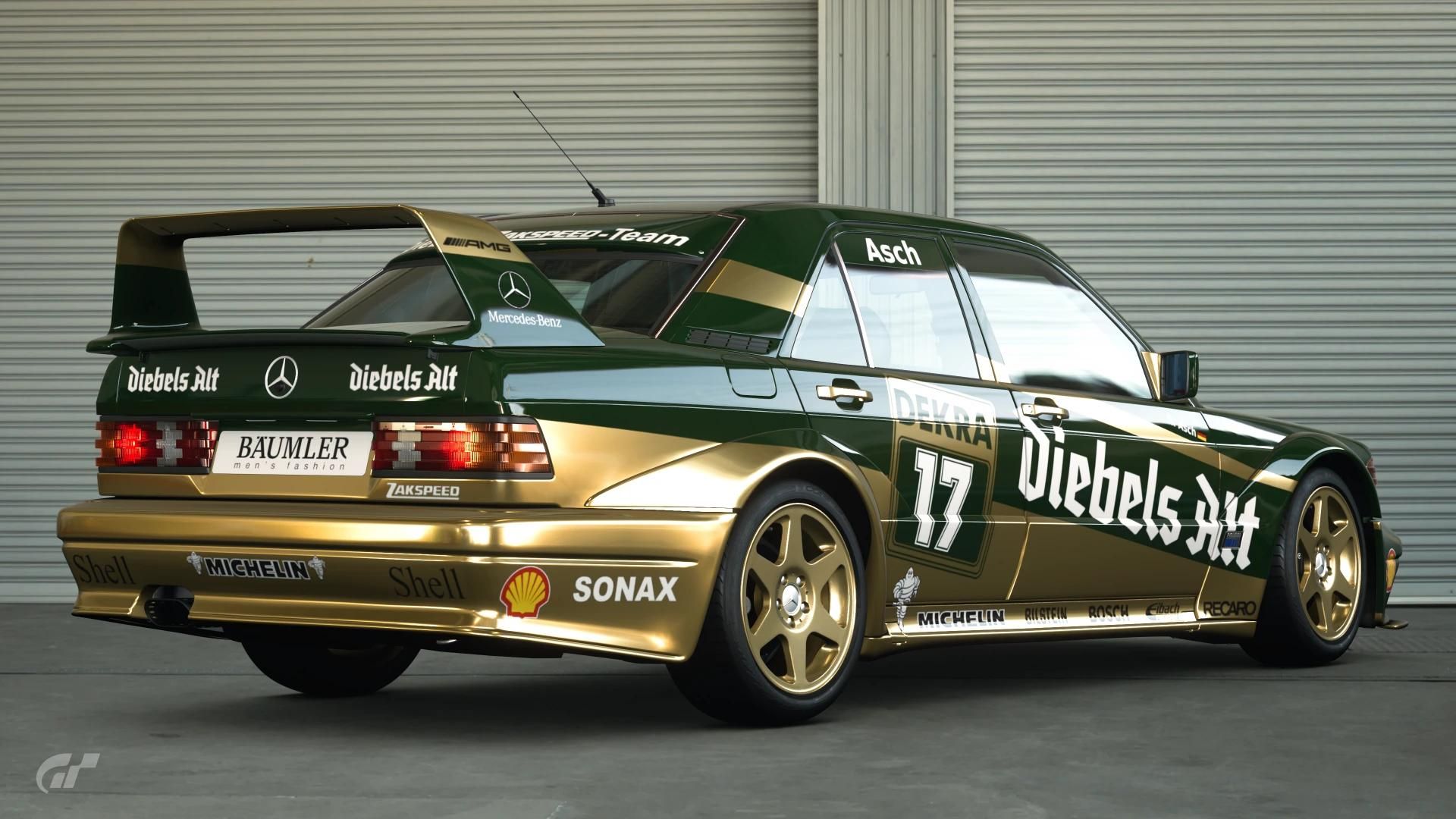 1920x1080 Roland Asch's Mercedes 190E Evo II from the 1992 DTM season (+Link)