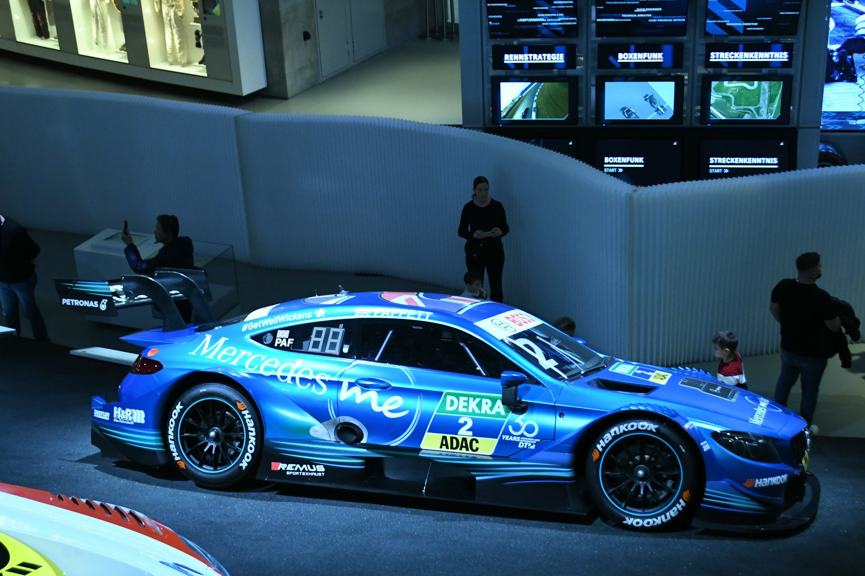 3000x2000 A Mercedes Benz Race Car Is On Display