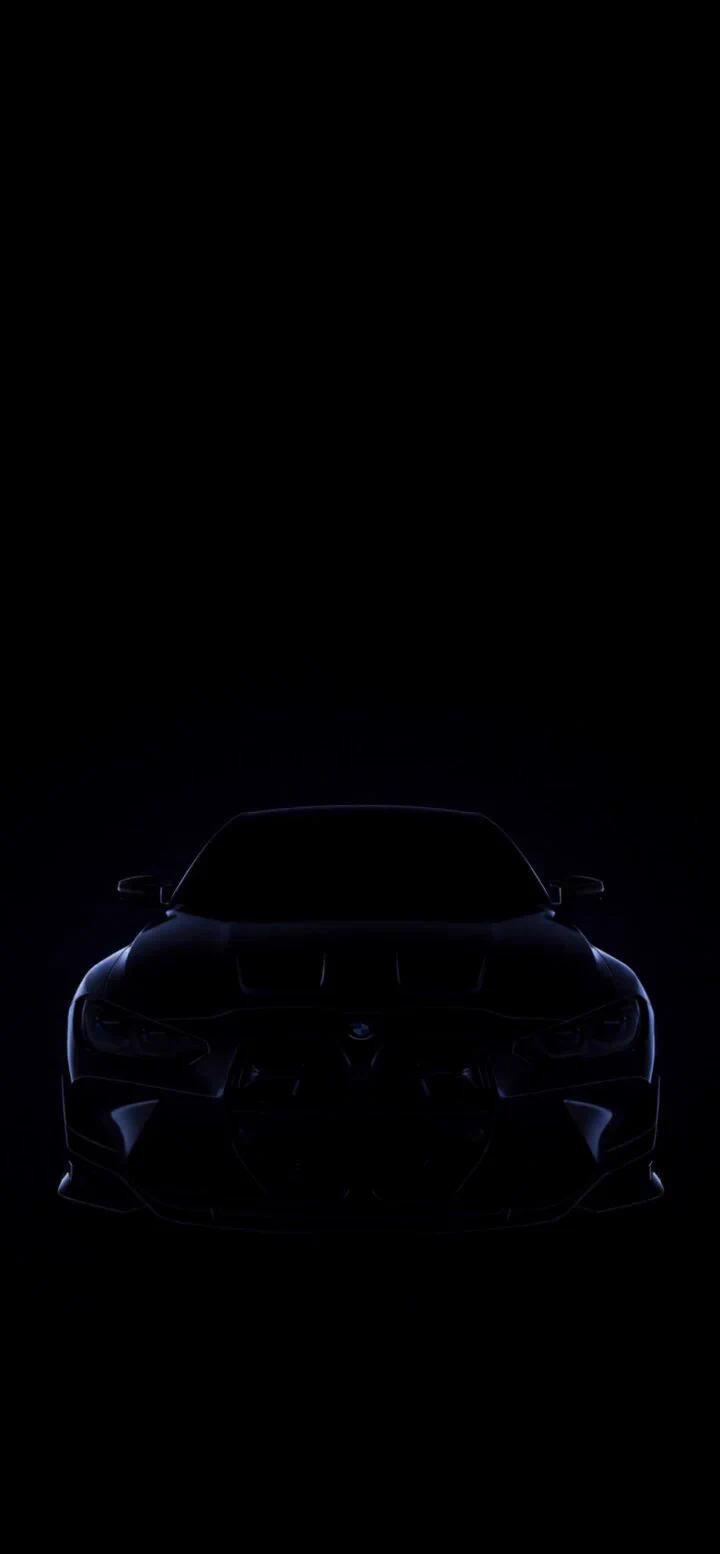 720x1554 BMW M Dark Headlights 4K Live Wallpaper