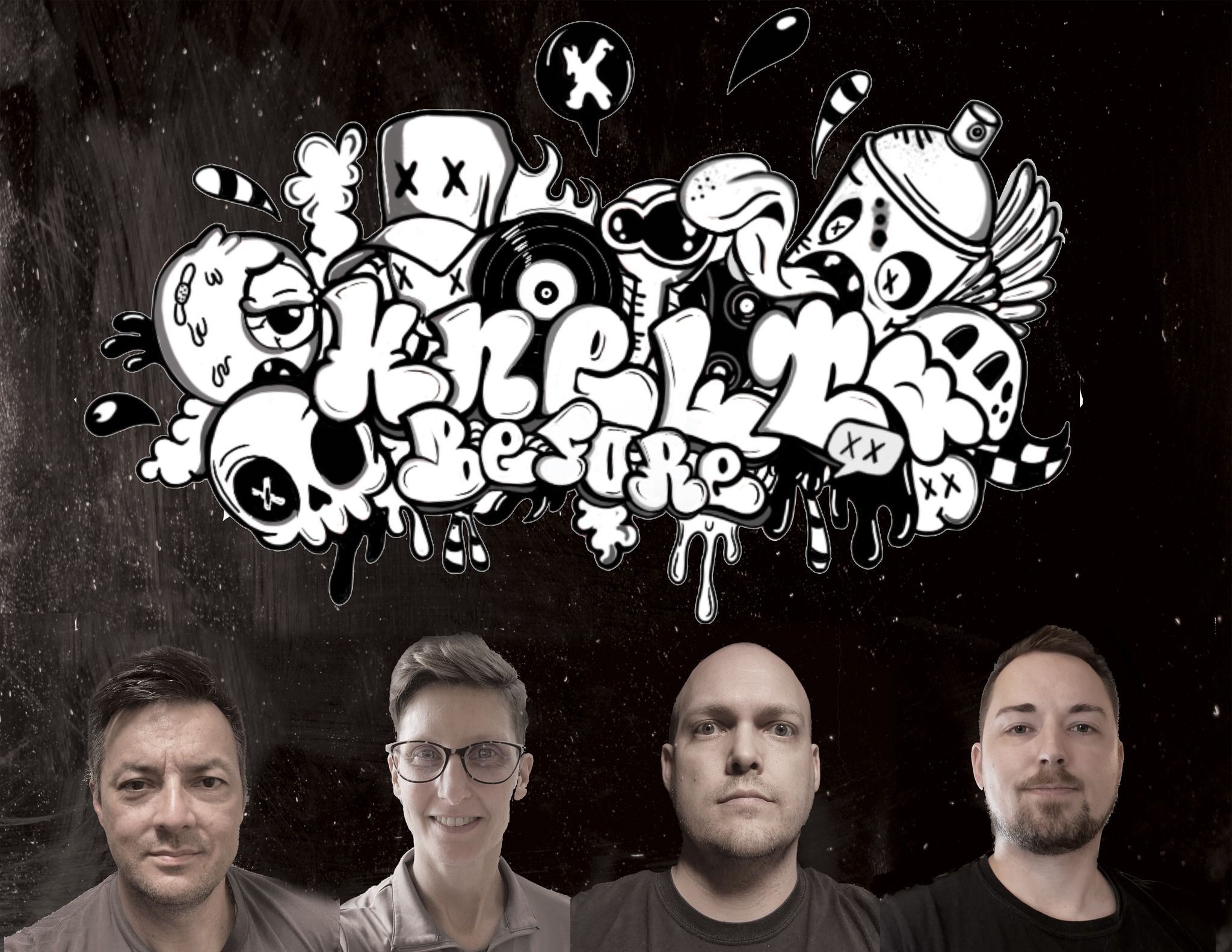 2048x1583 PMA hardcore band Knelt Before ask us all to 'Be Nice'. Punktuation!