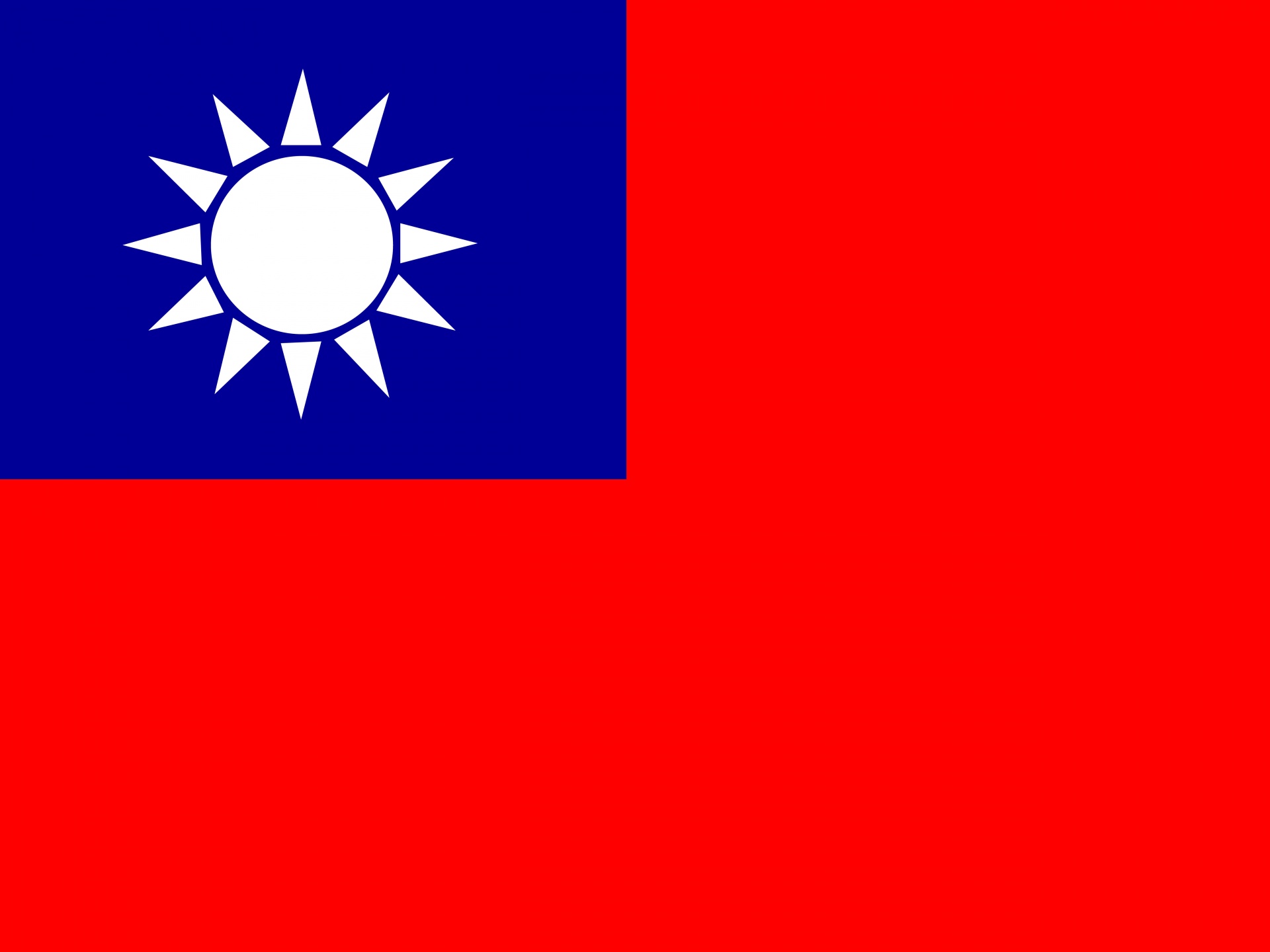 1920x1440 Flag of the Republic of China , Taiwan