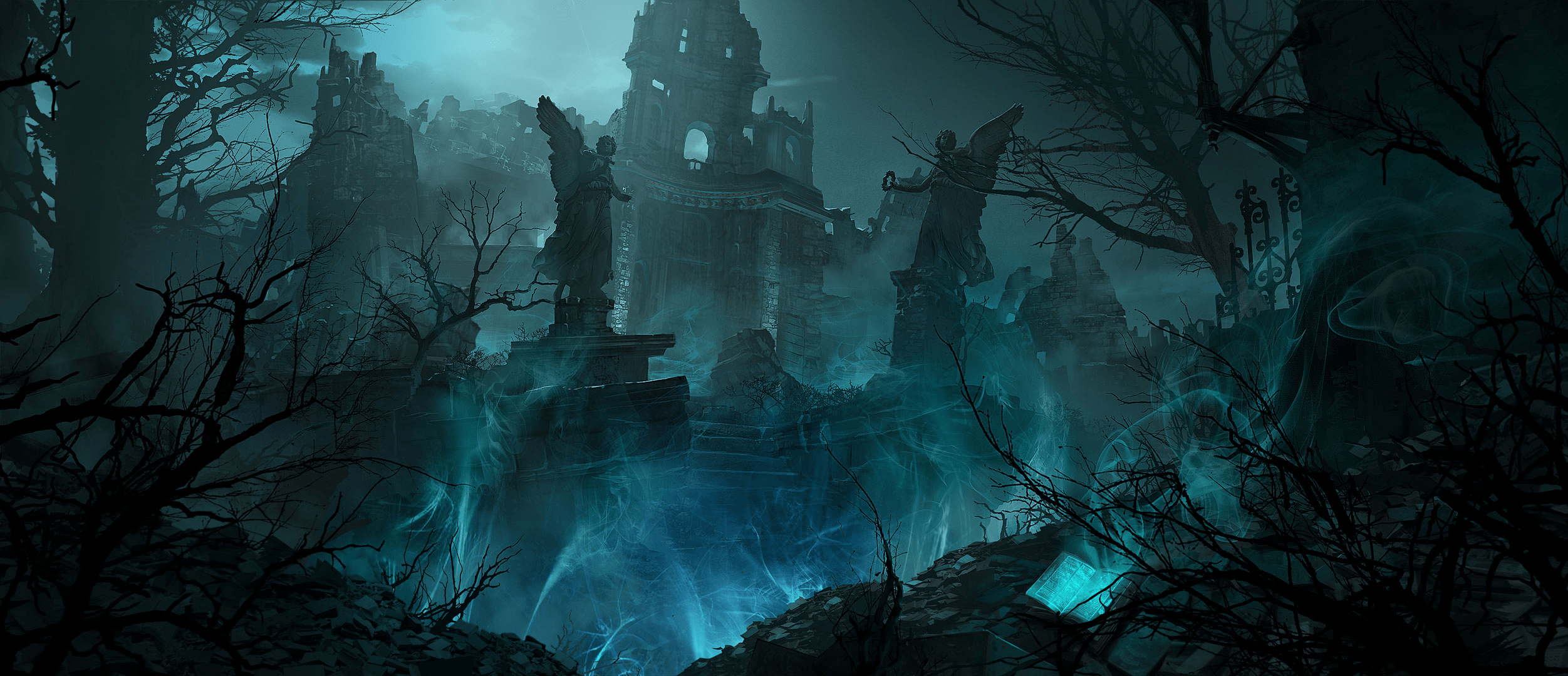 2503x1080 Shadow Isles. League of Legends