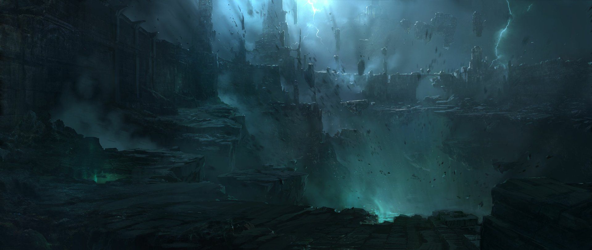 1920x813 League of Legends HD Wallpaper: Mystic Shadows of the Riftx1080