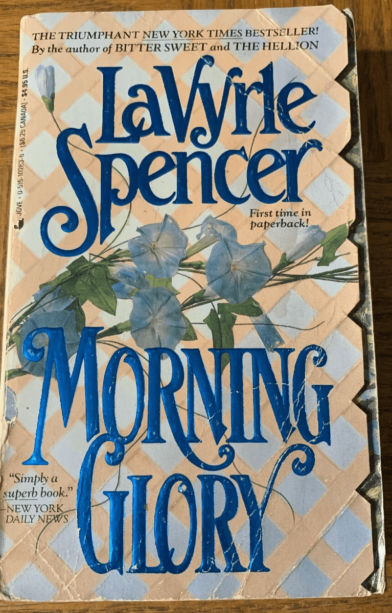 767x1200 LaVyrle Spencer Morning Glory Paperback Book