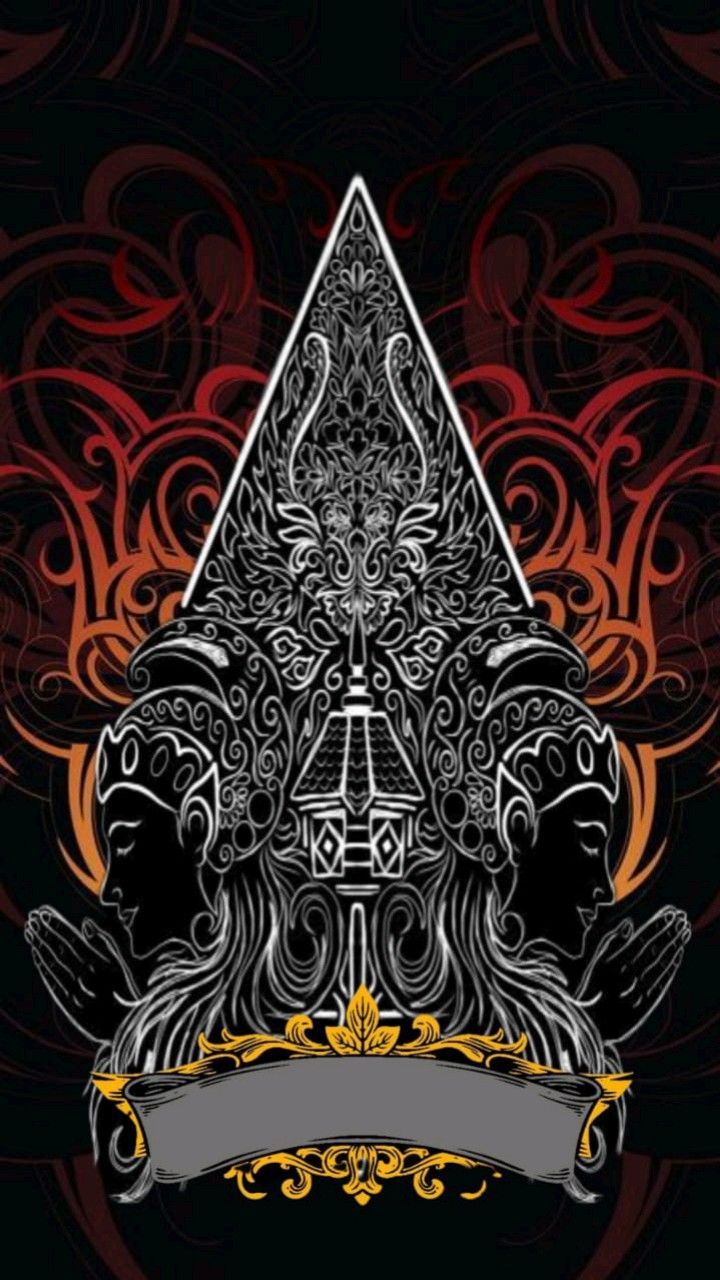 720x1280 Logo wayang. Gunungan wayang, Grafis, Seni tradisional