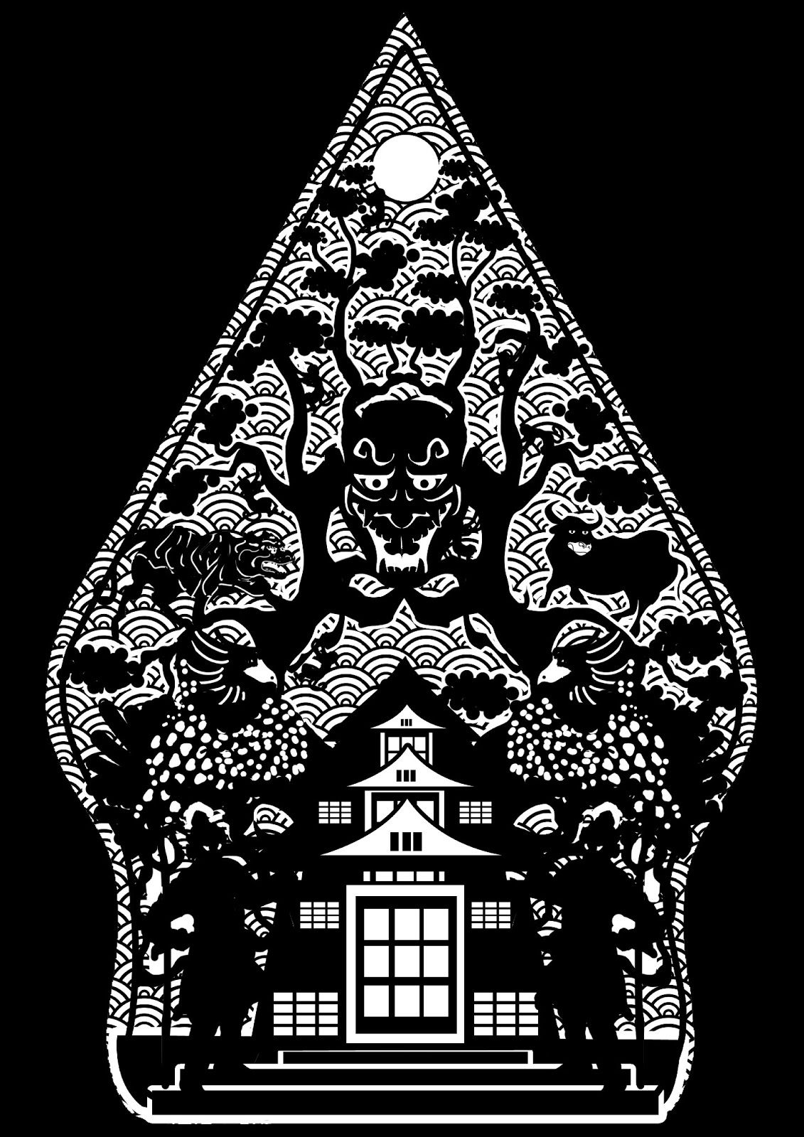 1131x1600 Trip to Kura Studio Fukuoka, Japan: Day 27 Gunungan Papercutting