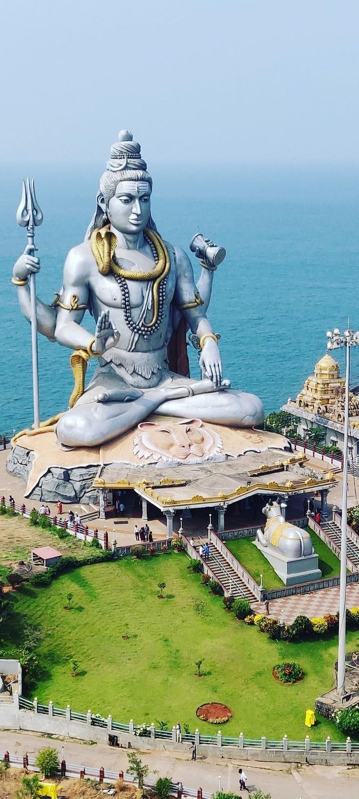 736x1636 Lord Shiva Temple, Murudeshwar, Karnataka, India