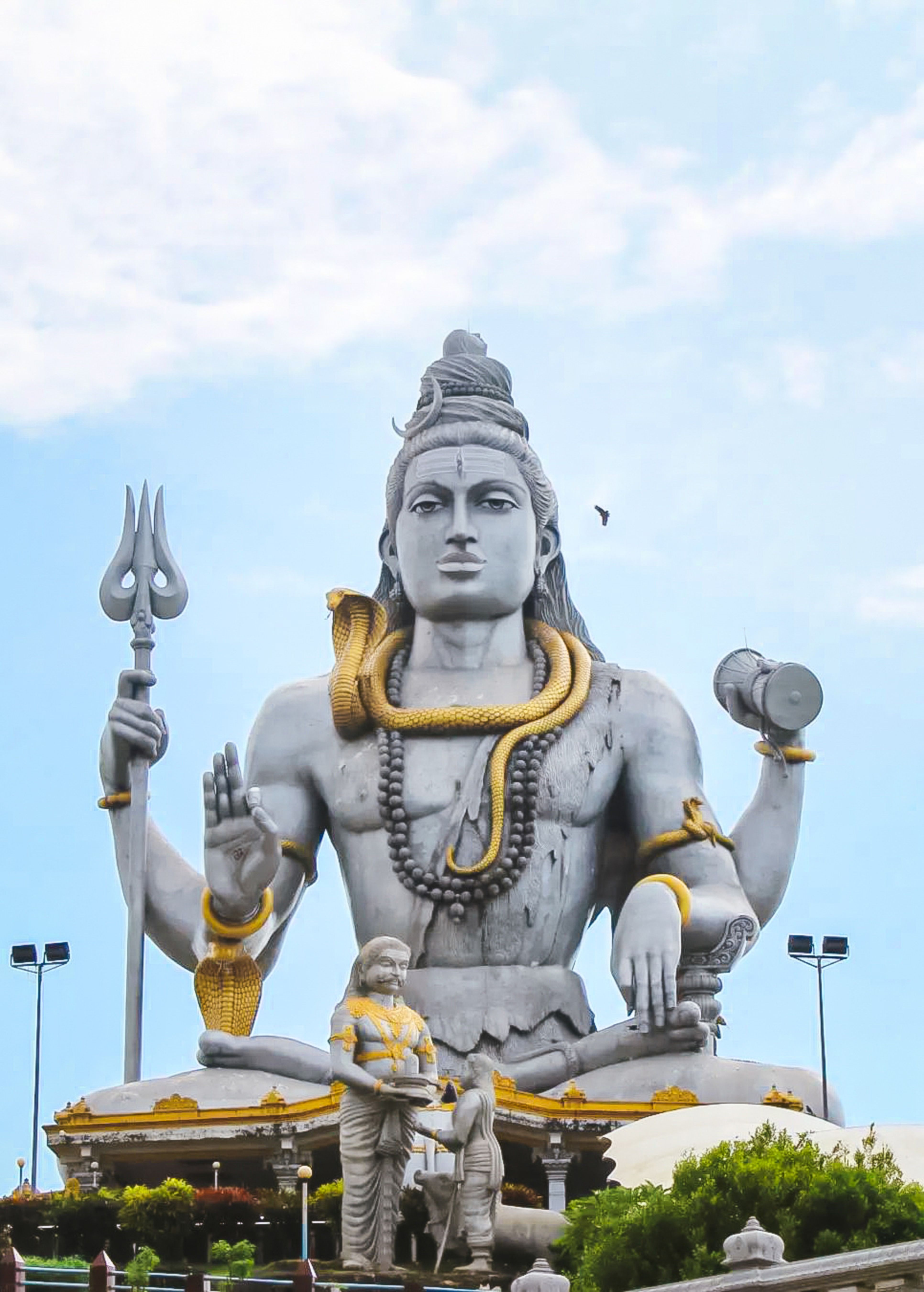 3864x5404 God Shiva Murudeshwar Temple · Free