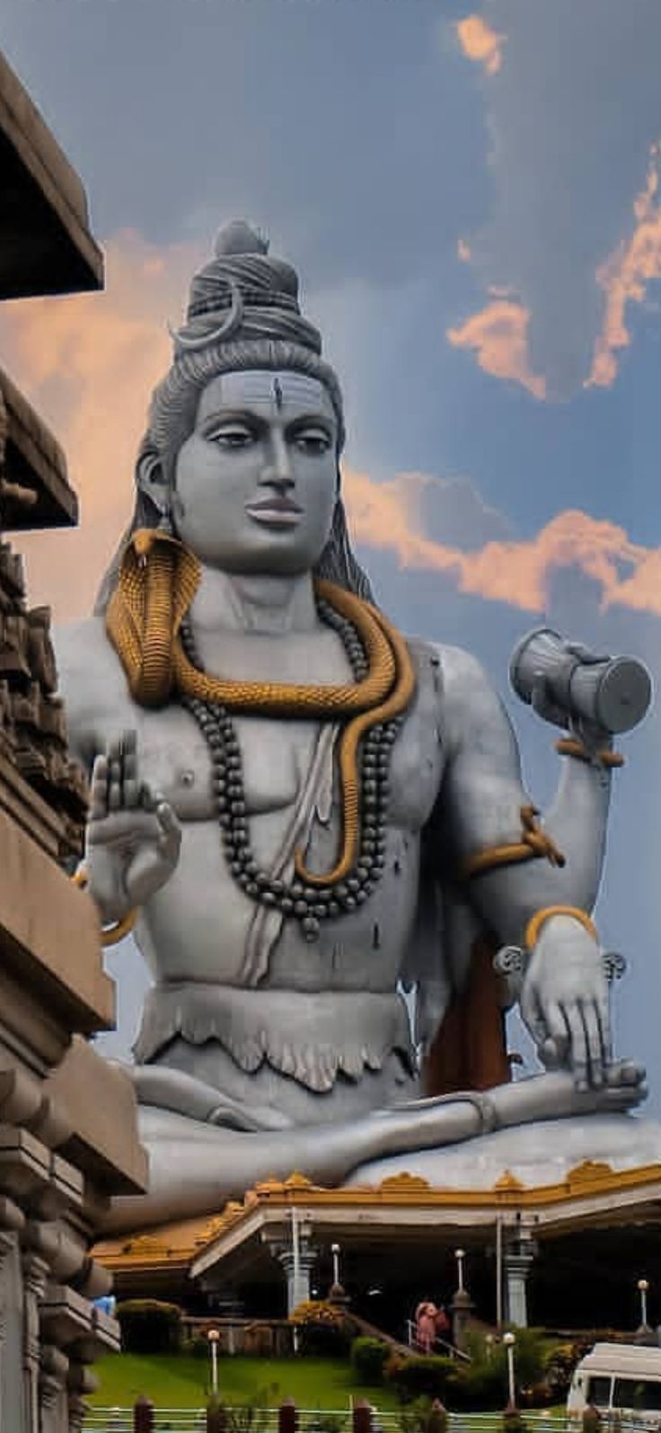 736x1594 Shiv ji wallpaper