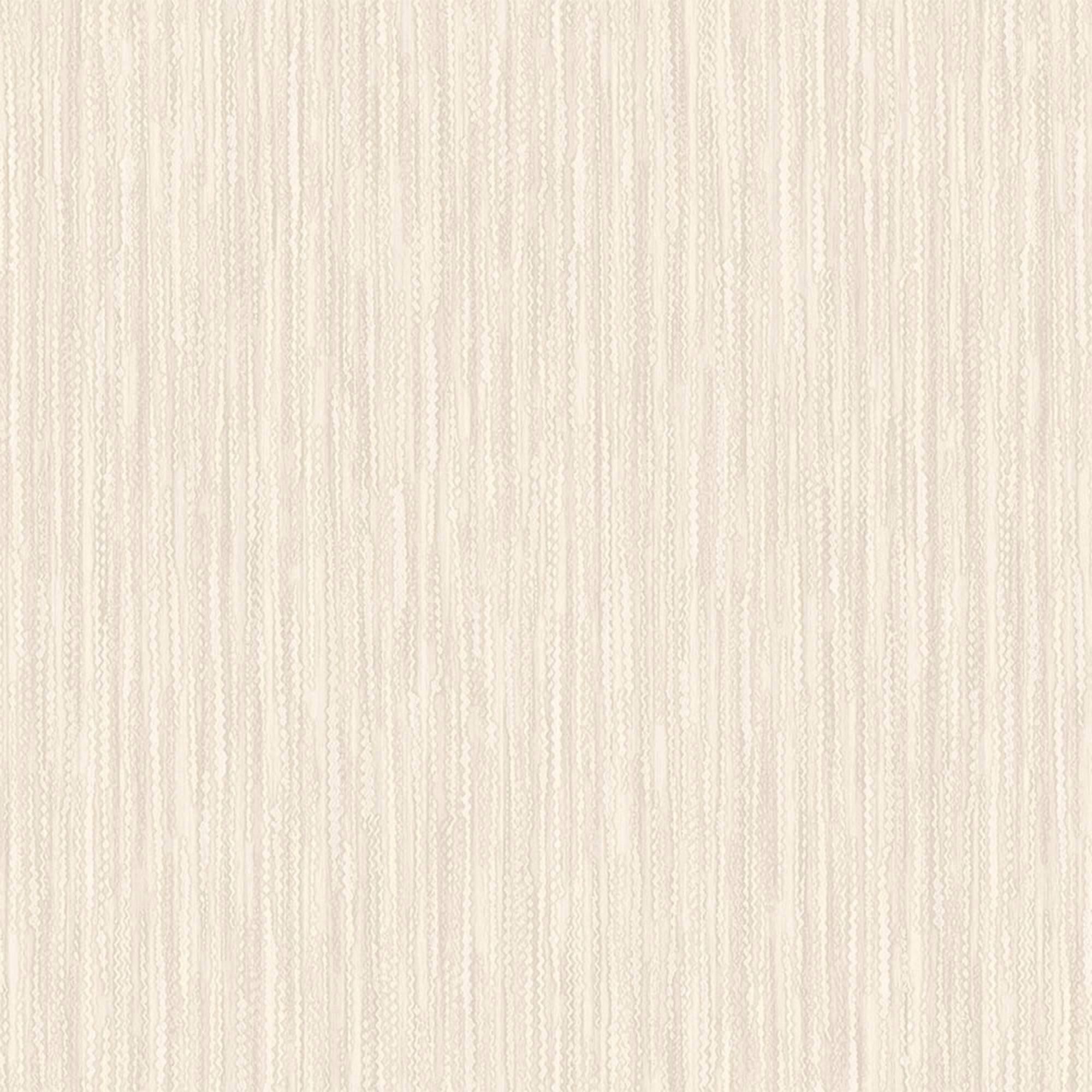 2000x2000 Cream Shiny 3D Embossed Striped Wallpaper, Plain Color Textured Wall Paper
