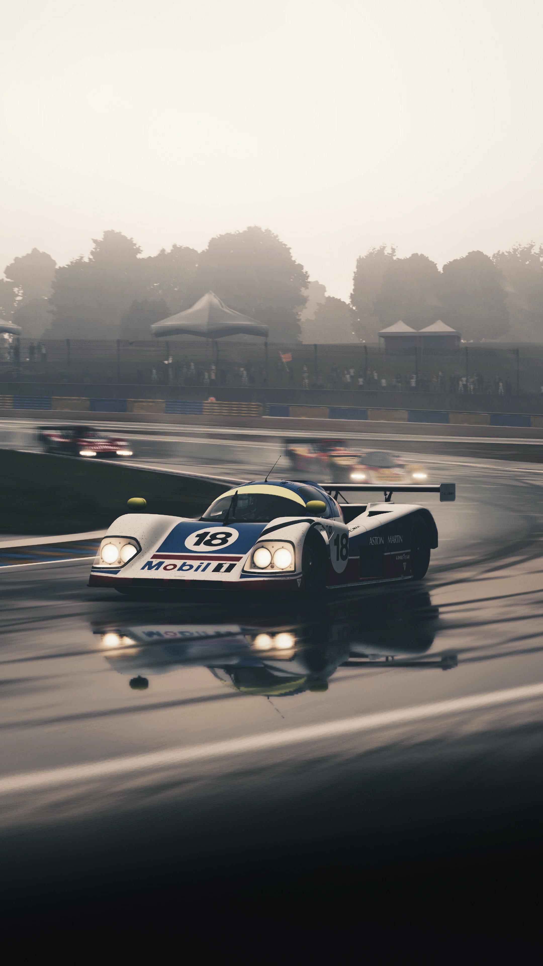 2160x3840 Old Race Car Wallpaper