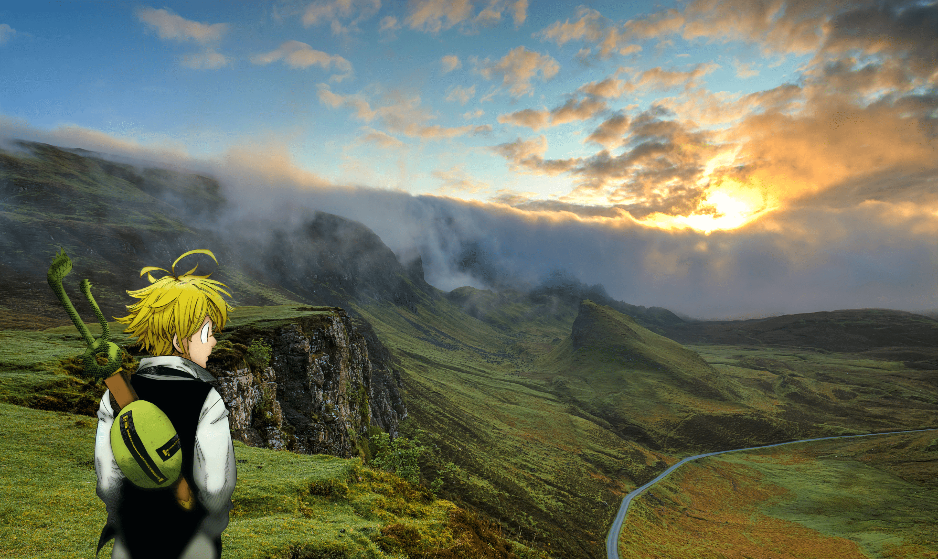 3840x2288 Meliodas (The Seven Deadly Sins) 4k Wallpaper and Background: Free 4K Download