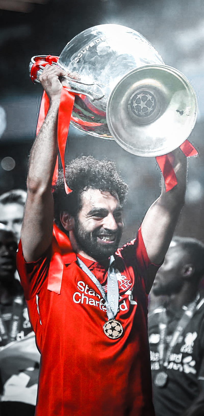800x1629 Mohamed Salah UCL, champions, final, league, lfc, liverpool, mobile, HD phone wallpaper
