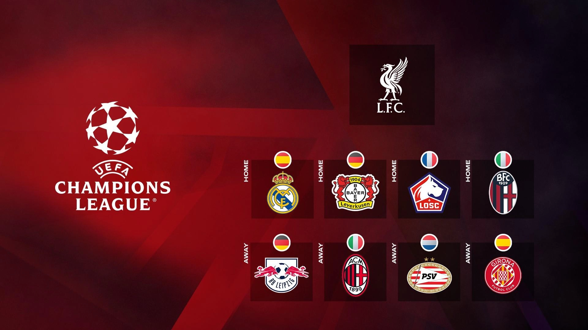 1920x1080 Champions League: Confirmed Dates And Kick Offs For Liverpool Fixtures