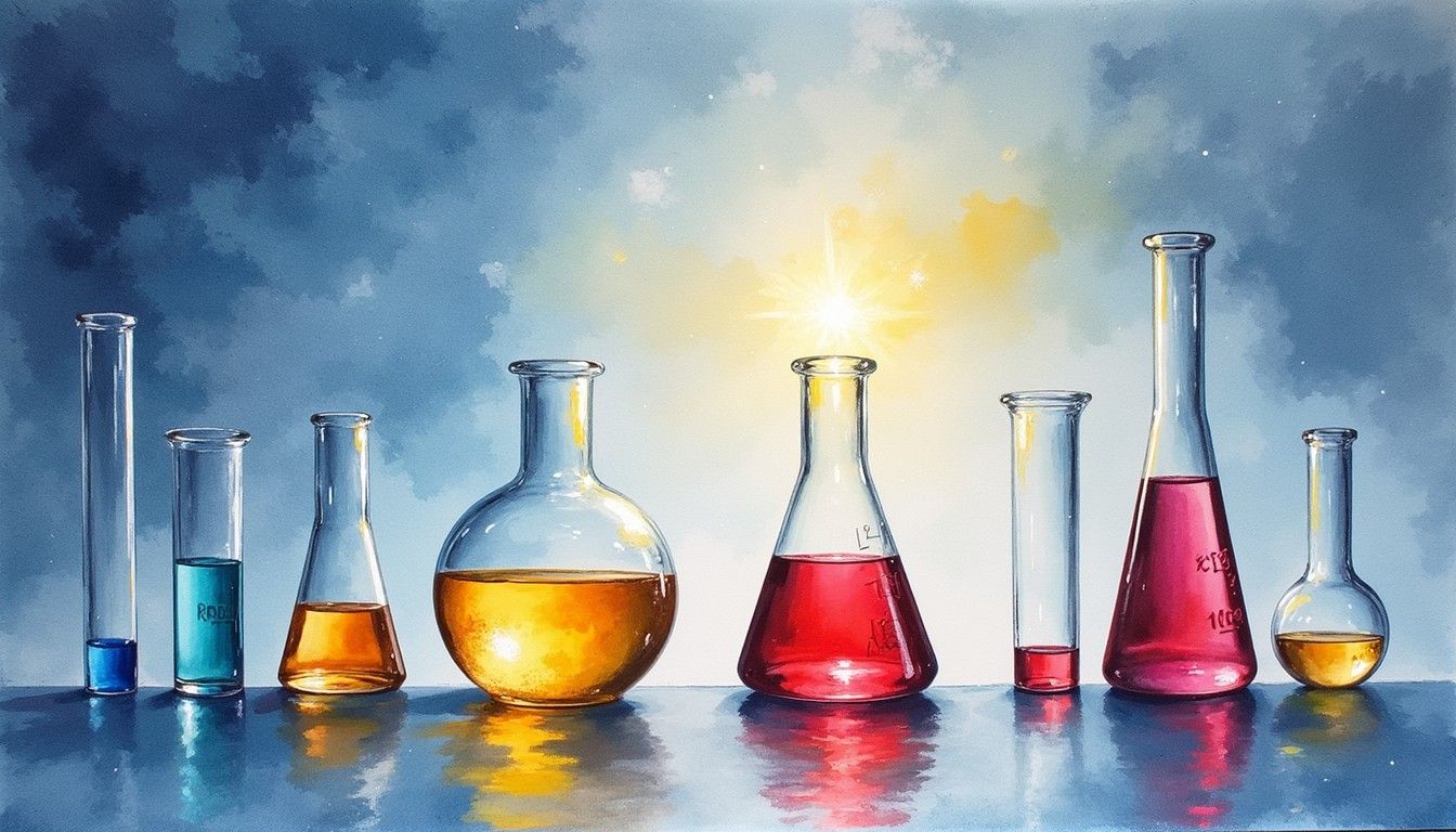 1344x768 Download Colorful Chemical Analysis Image, Chemistry, Science