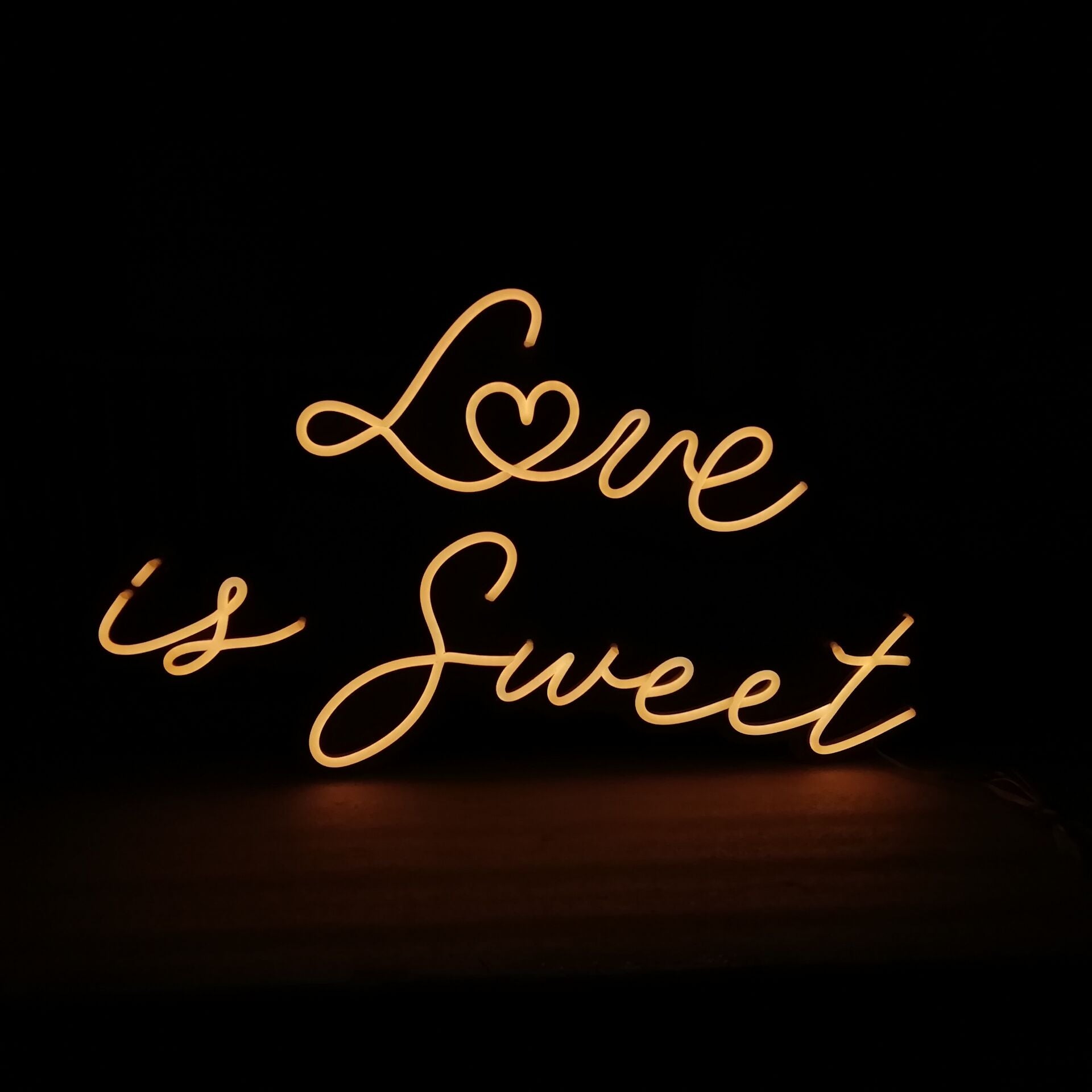 1920x1920 Love Is Sweet LED Neon Sign