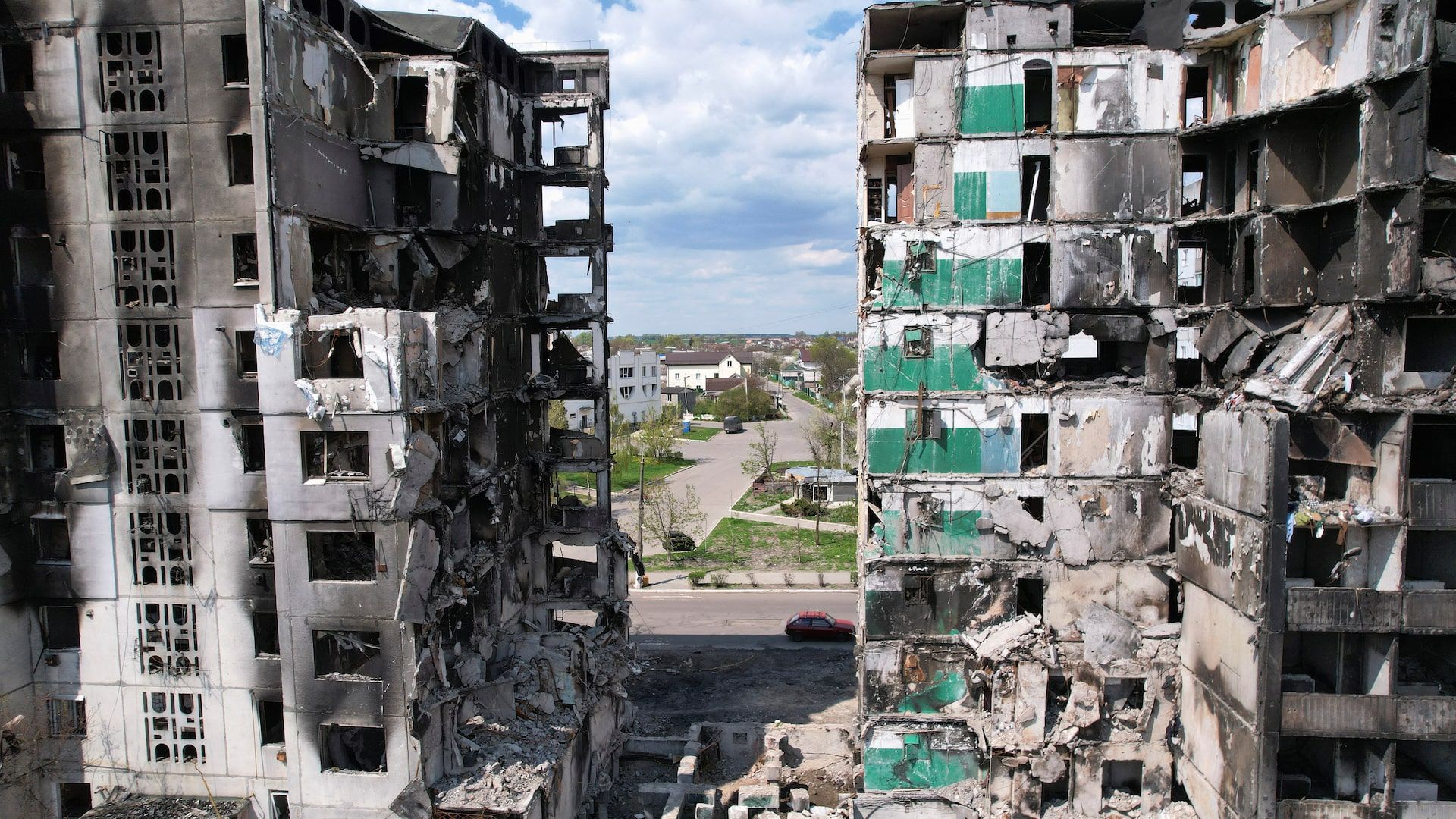 1920x1080 Aerial Views Of War Torn Ukraine