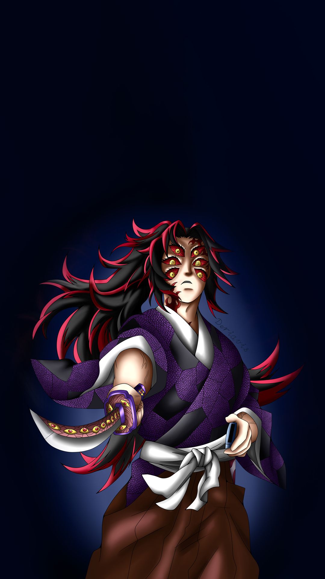 1080x1920 Kokushibo In Demon Slayer Kimetsu No Yaiba iPhone 6s, 6 Plus, Pixel xl , One Plus 3t, 5 , HD 4k Wallpaper, Image, Background, Photos and Picture