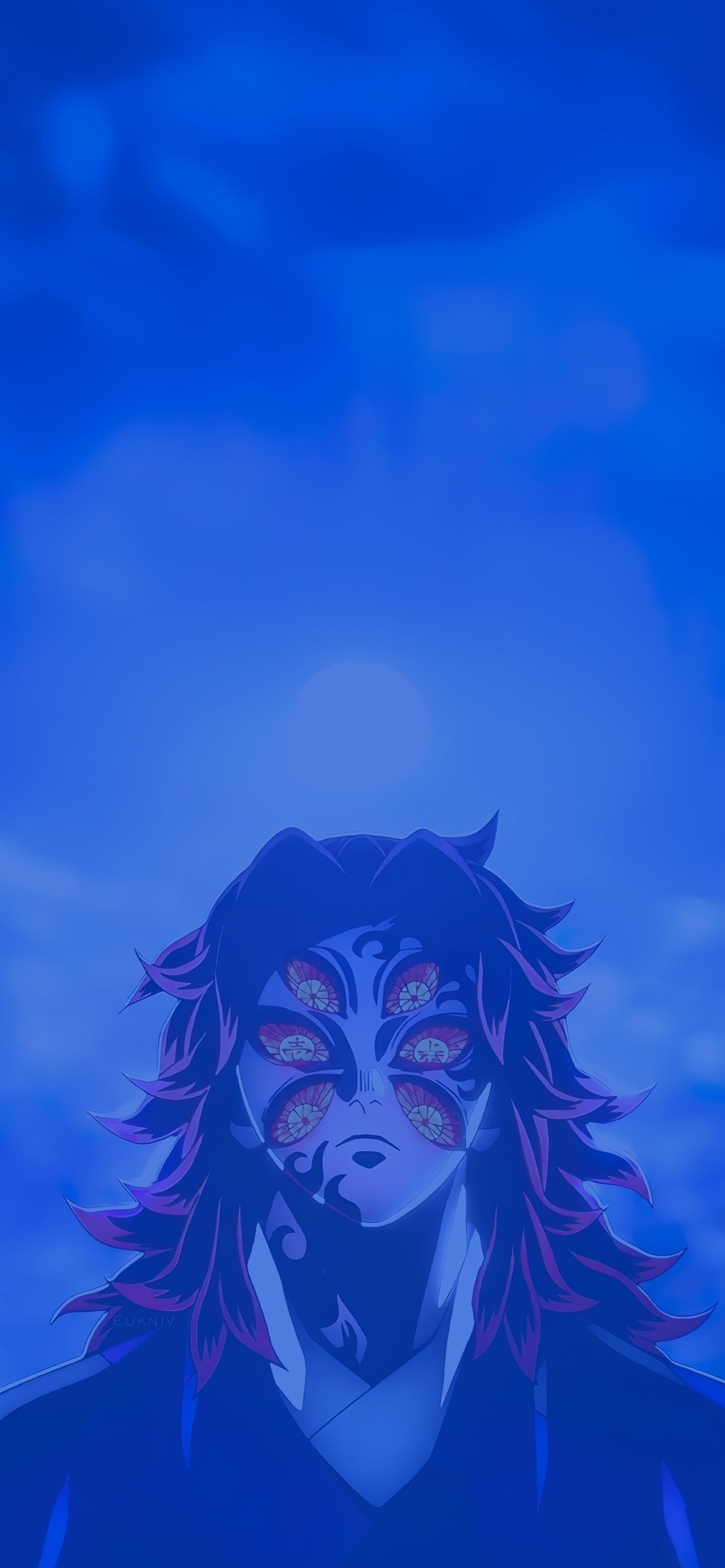 1326x2868 Kokushibo Demon Slayer Blue Wallpaper Wallpaper HD