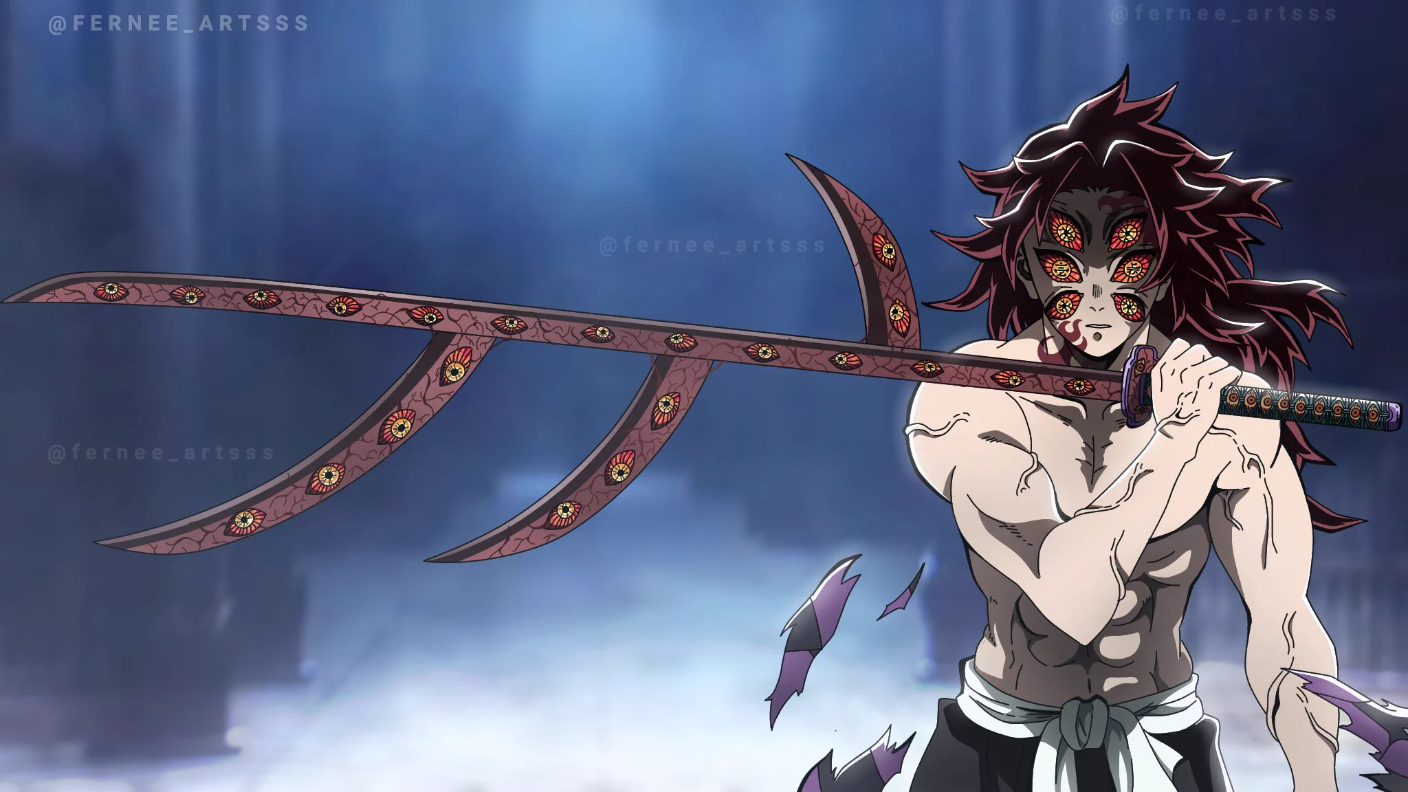 2048x1152 Shuu OPEN on X: Kokushibo // Demon Slayer: Kimetsu no Yaiba Infinity Castle in anime style #mycoloring #mangacoloring #DemonSlayer #kimetsunoyaiba #KIMETSUNOYAIBAINFINITYCASTLE #DemonSlayerInfinityCastleTH / X