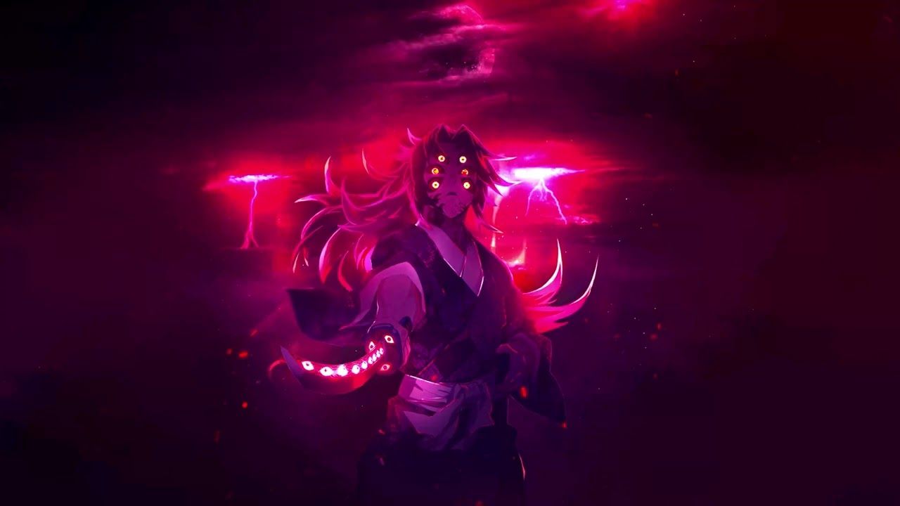 1280x720 Demon Slayer : kokushibo 4K Live Anime