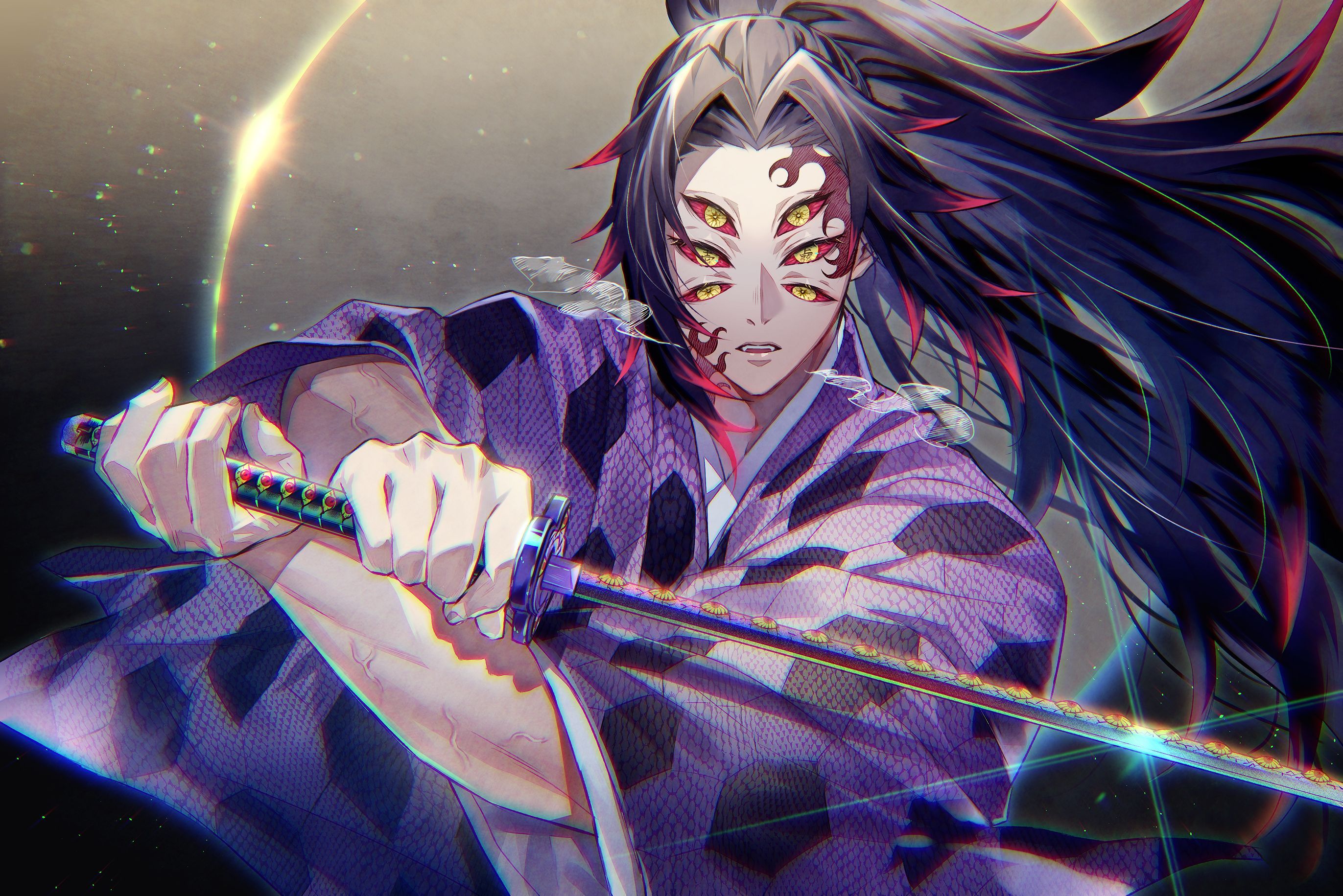 2743x1831 Phone wallpaper: Kokushibo (Demon Slayer), Demon Slayer: Kimetsu No Yaiba, Anime 1066644