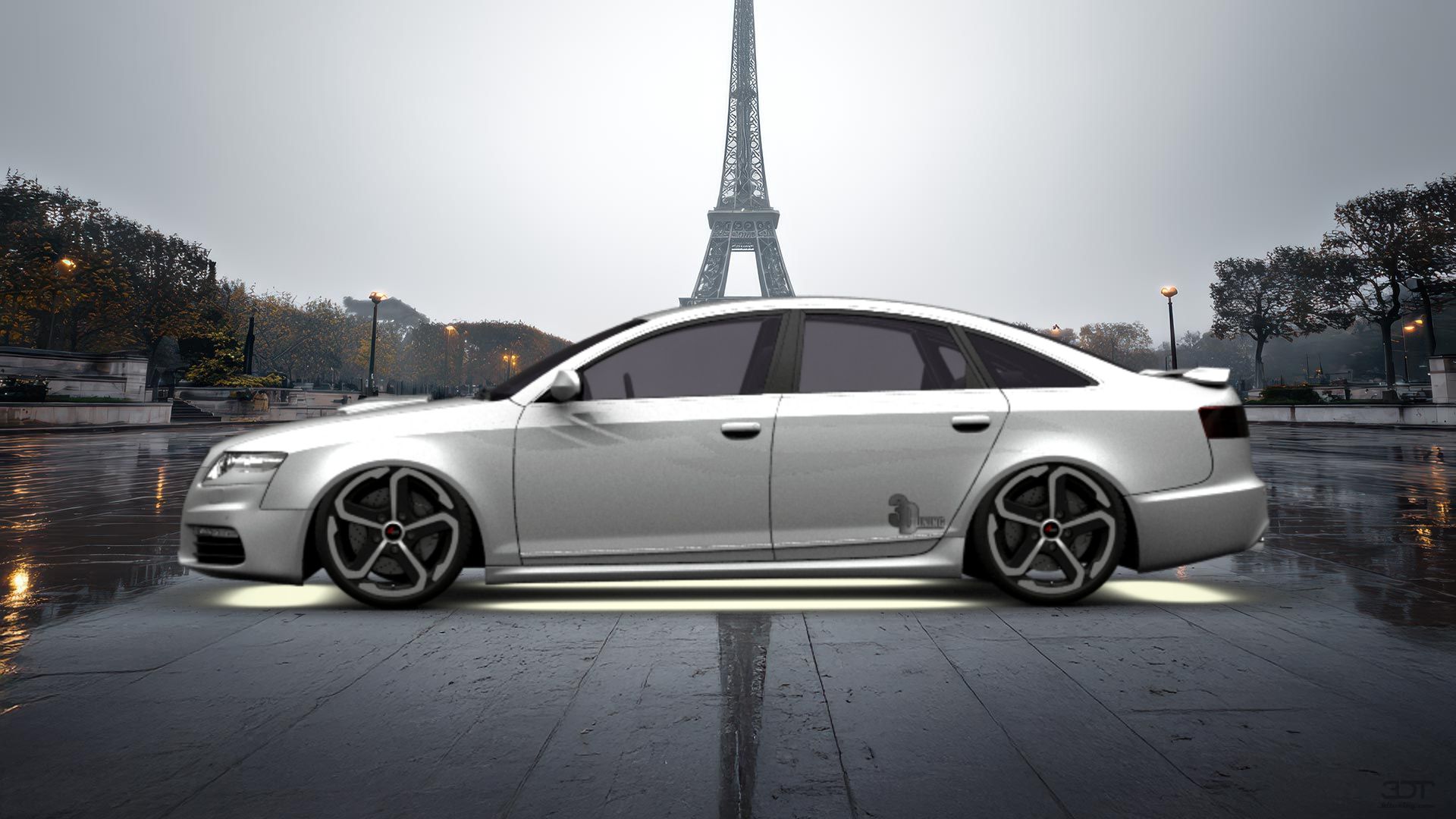 1920x1080 Cătălin0326's Audi A6 2009 with Underglow, Wheels, HeadlightsDTuning