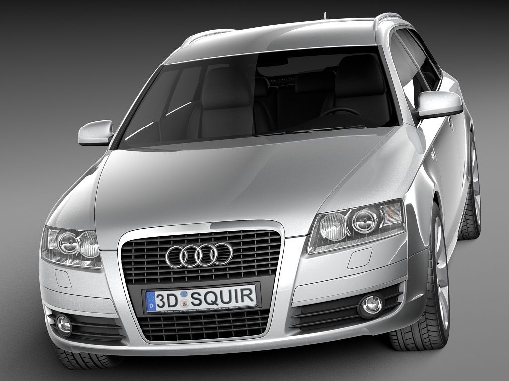 1024x768 Audi A6 C6 Avant 2005 2008 3D Model $129 .obj .max .lwo .fbx .c4d .3Ds
