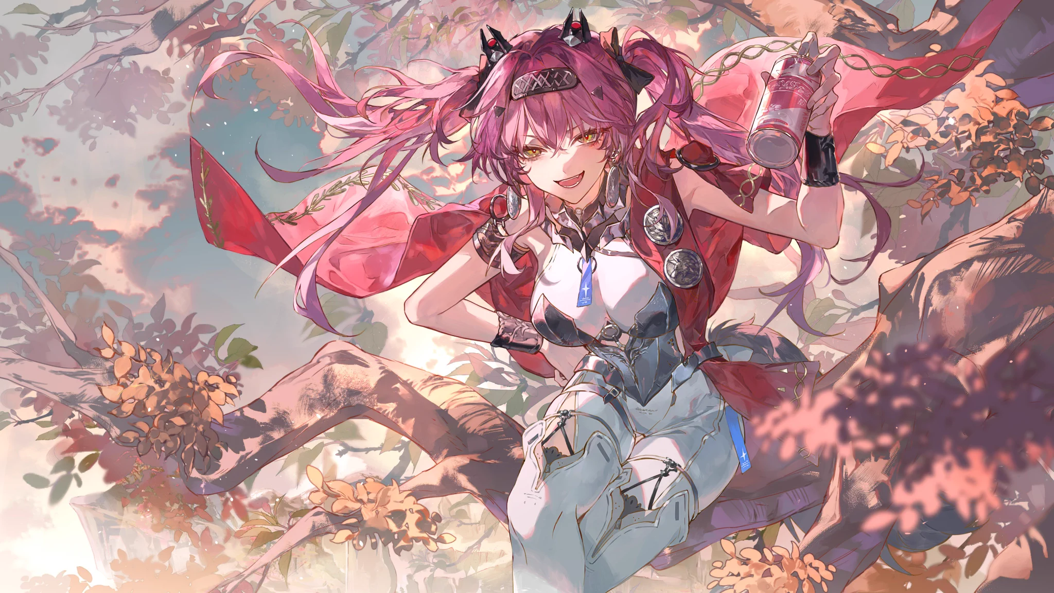2048x1152 Kiriyume ✨️ Semi Hiatus On X: Cleaned 4k Lupa Wallpaper! Did You Pick Up The Wolf Girl On Rerun?