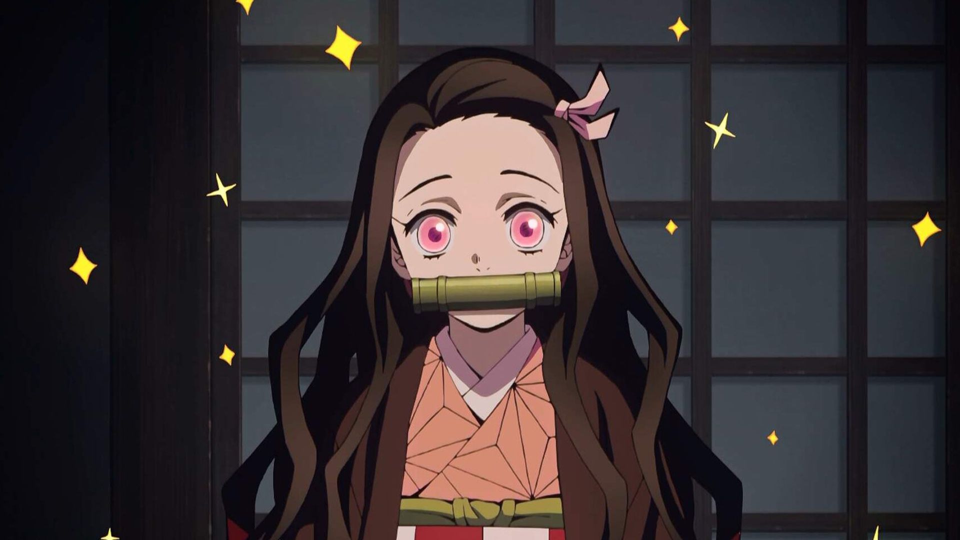 1920x1080 Demon Slayer Kimetsu no Yaiba Pink Eyes Nezuko Kamado HD Nezuko Wallpaper