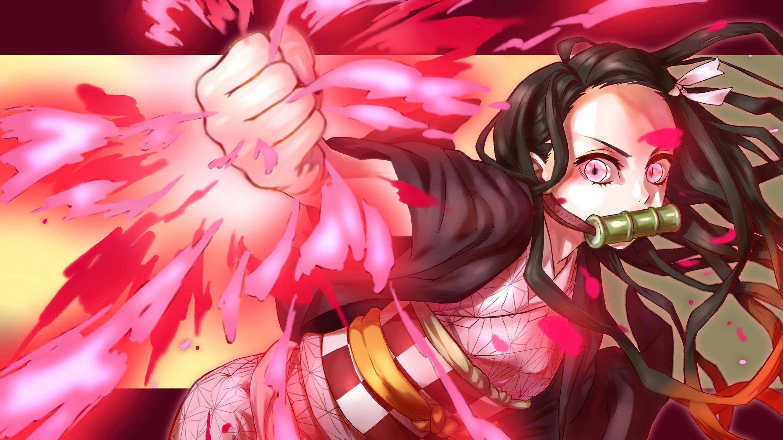 2560x1440 Demon Slayer Nezuko Wallpaper 4K PC Desktop f