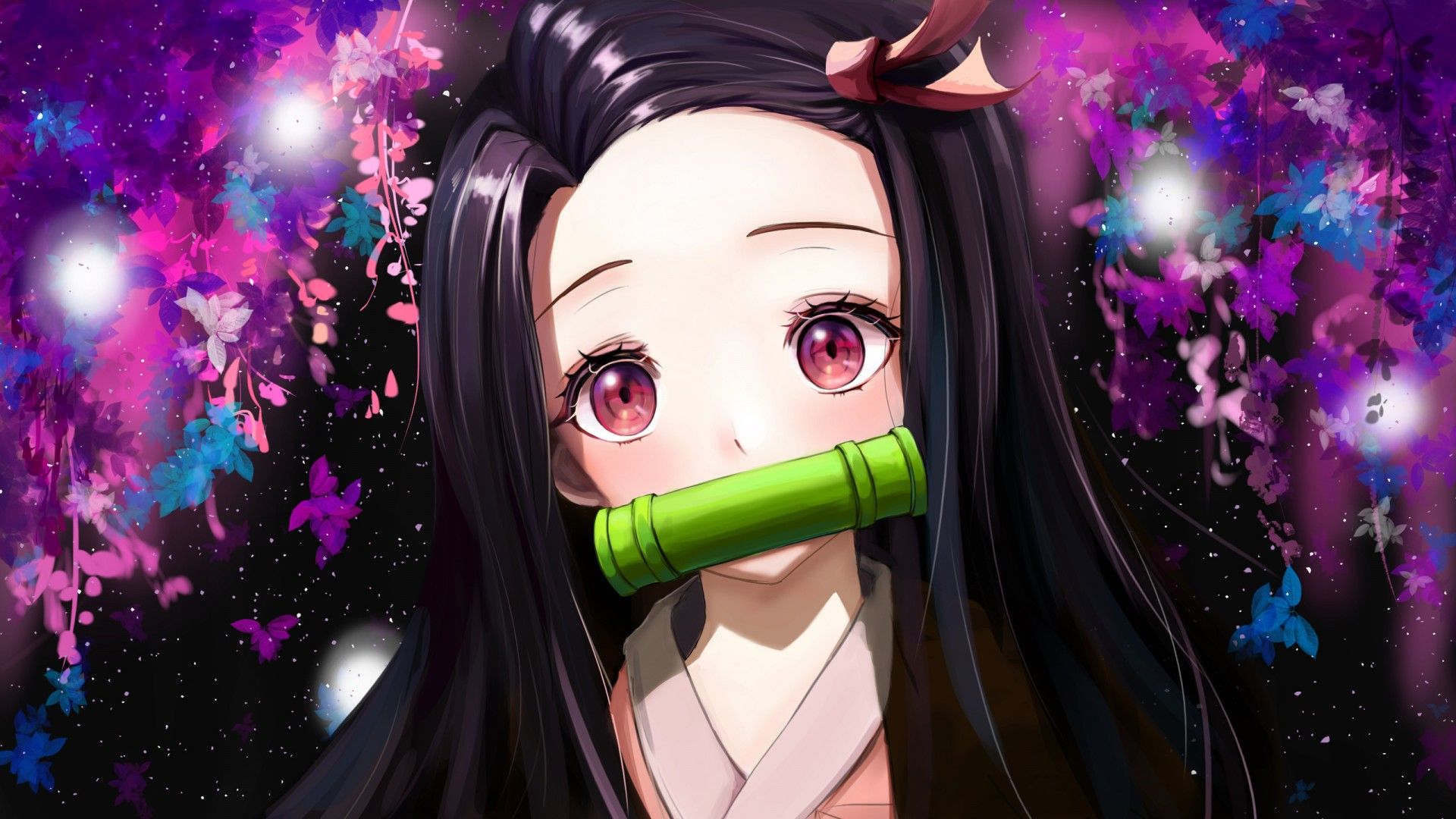 1920x1080 Nezuko Kamado HD Demon Slayer Kimetsu no Yaiba Wallpaper