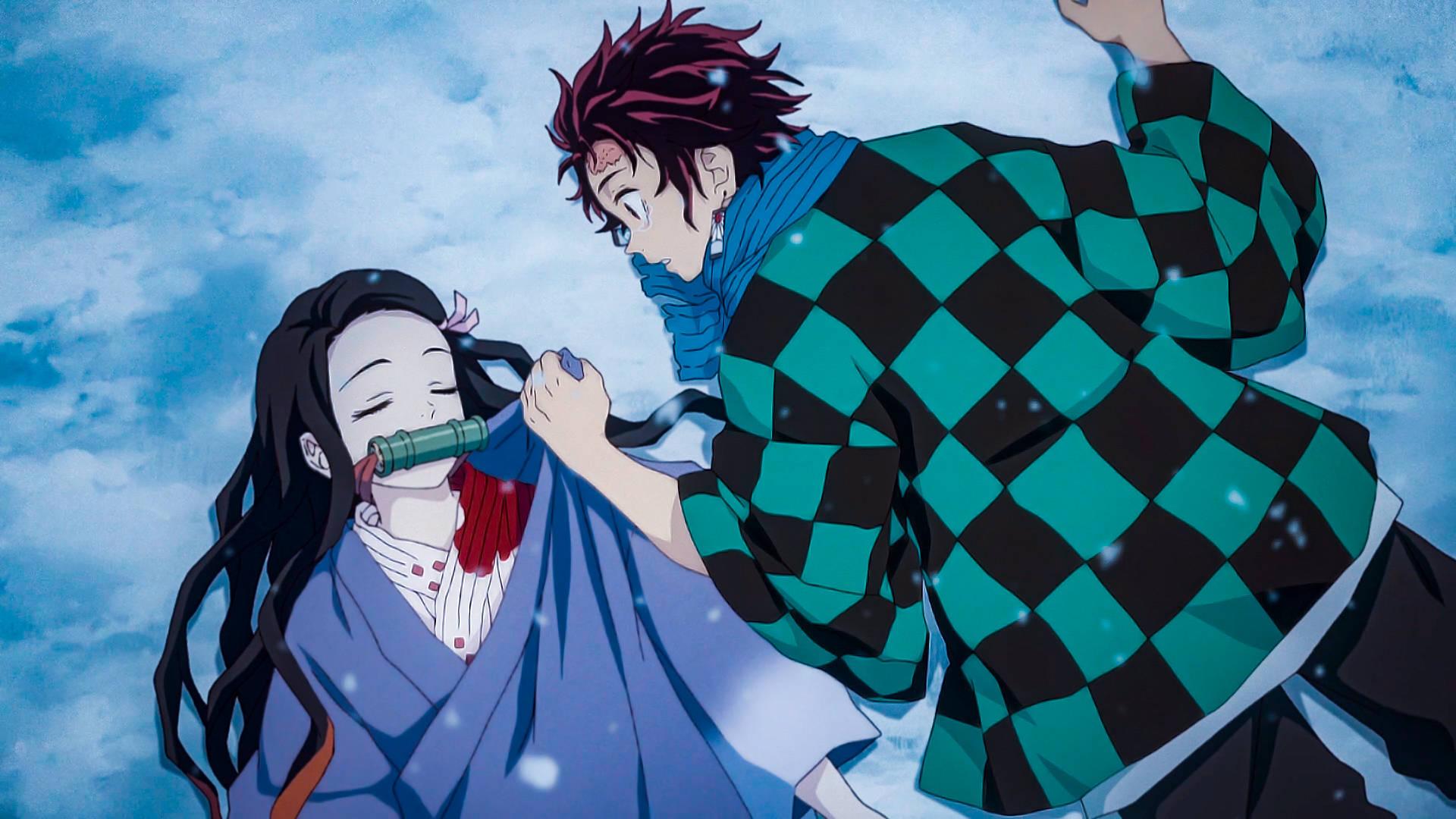 1920x1080 Tanjiro and Nezuko from Demon Slayer!