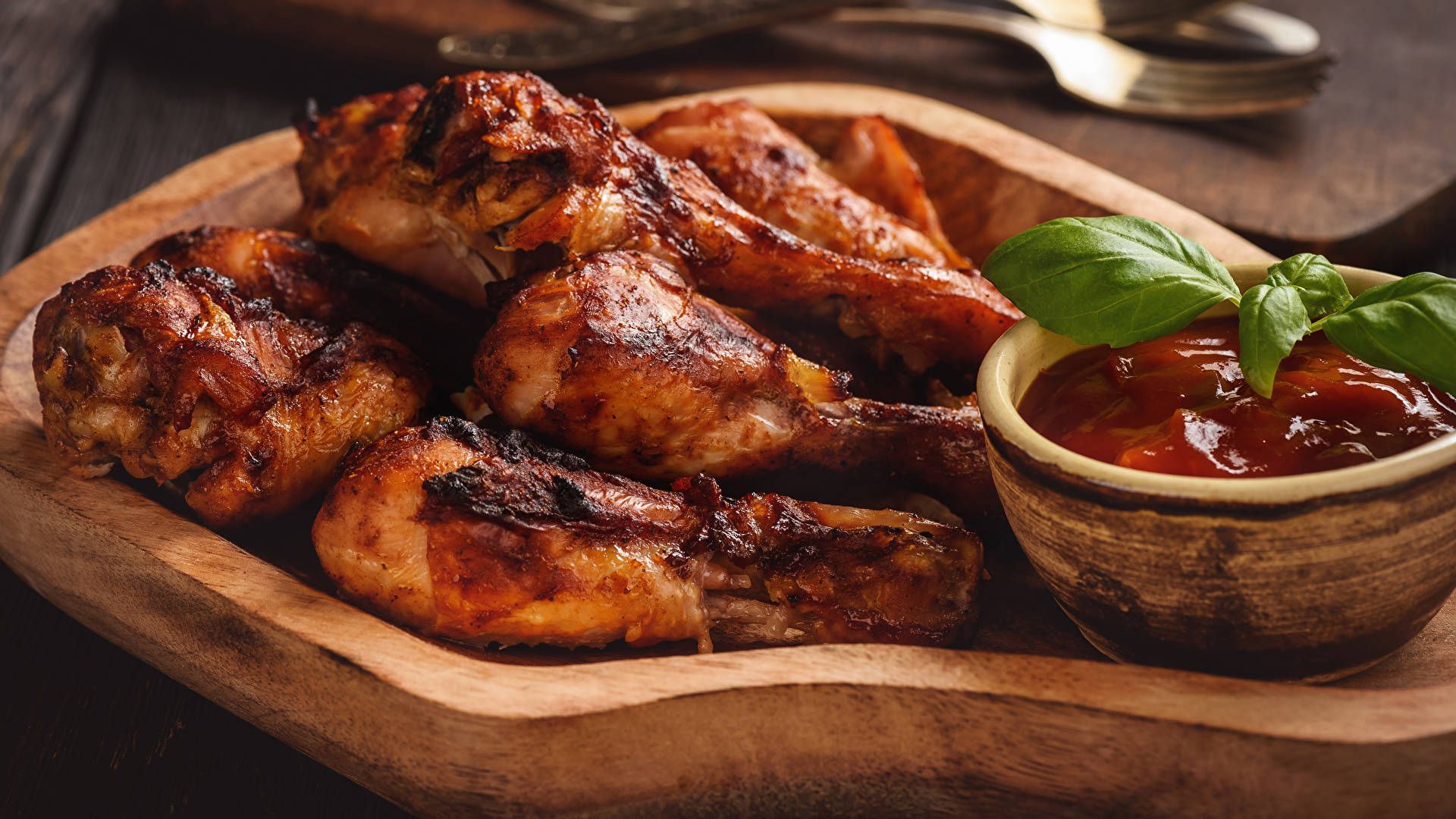 1920x1080 Download Indulge in the Aromas of Tempting Tandoori Chicken Legs Wallpaper