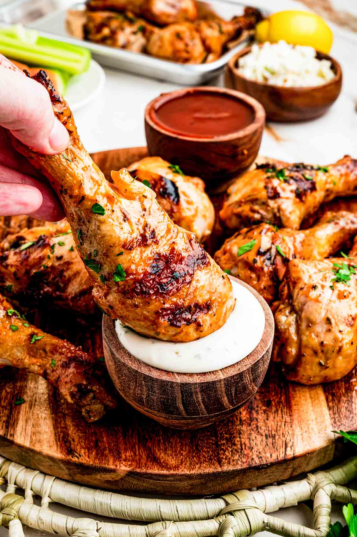 1200x1804 BBQ Ranch Chicken Legs