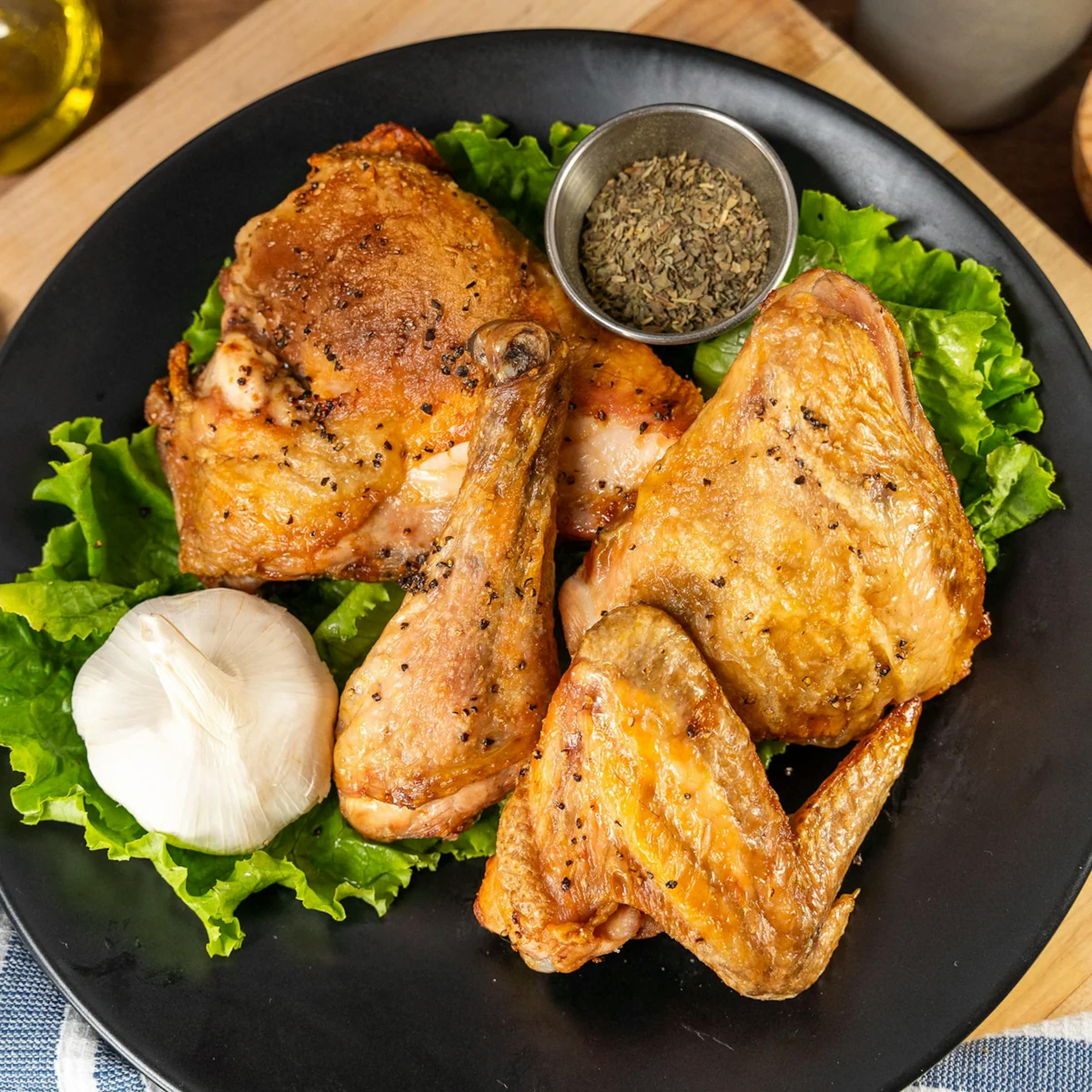 2400x2400 4 Piece Cut Half Heritage Chicken