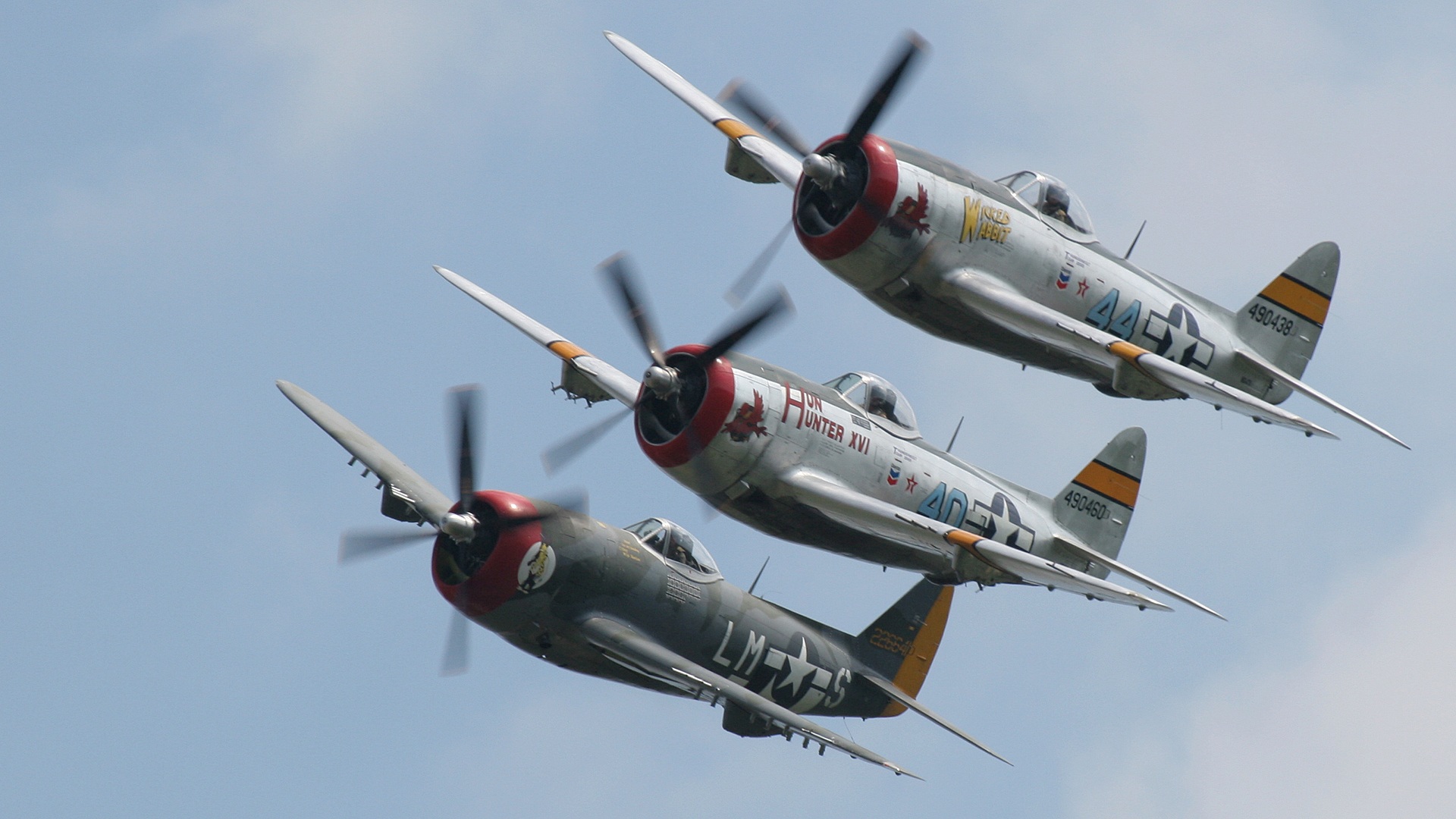 1920x1080 American Propeller Fighter Wallpaper