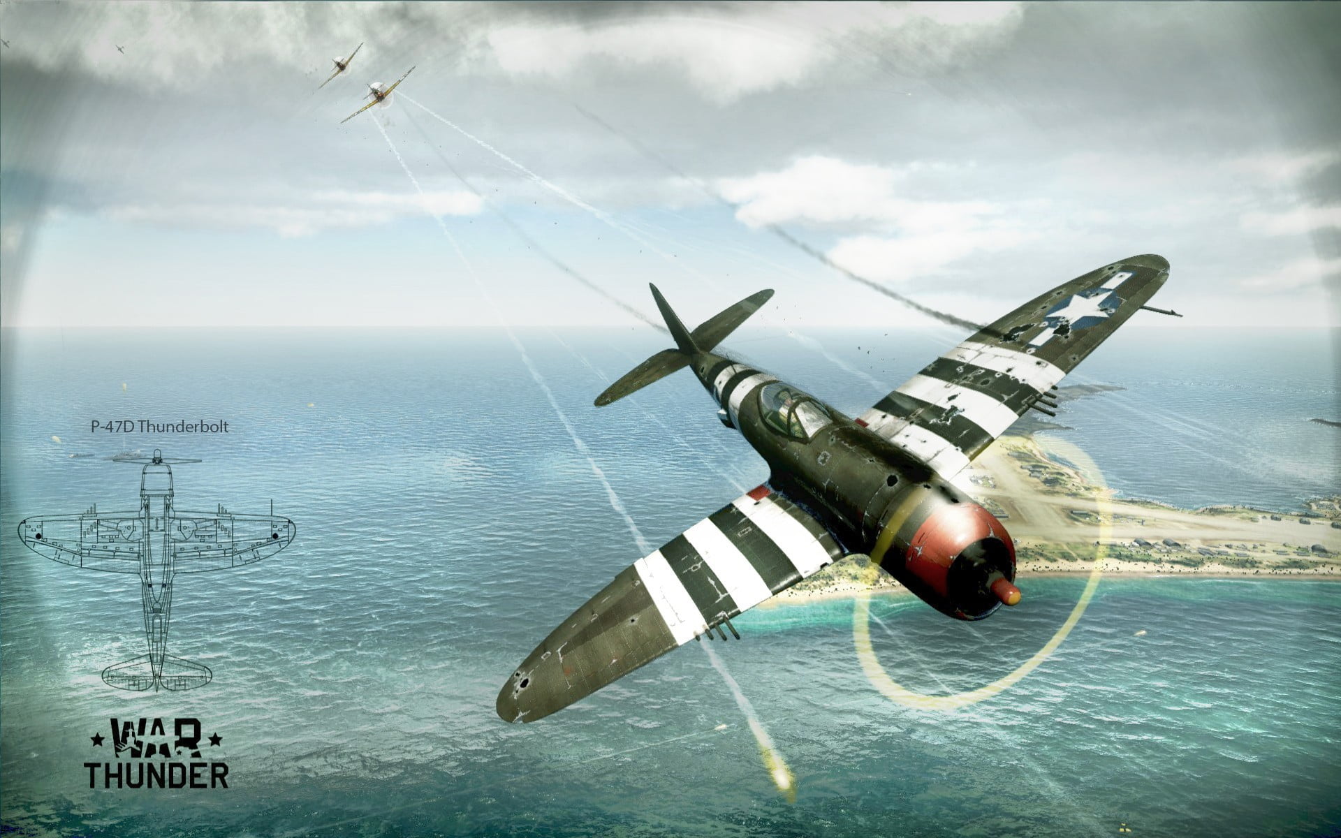 1920x1200 Gray Aircraft Fighter, Photography, P 47 Thunderbolt HD Wallpaper