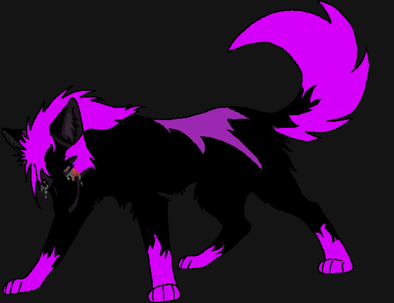 1300x1000 Pixilart as a Were wolf