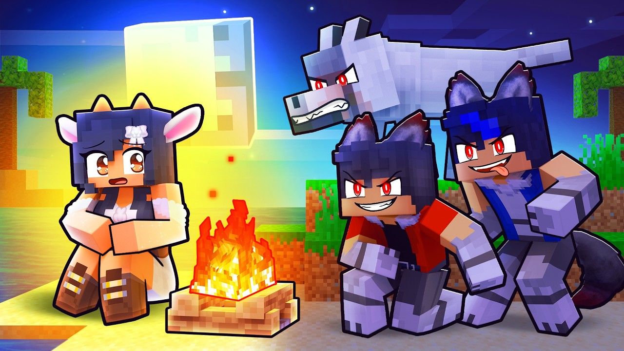 1280x720 ONE SHEEP on an ALL WOLF Island!