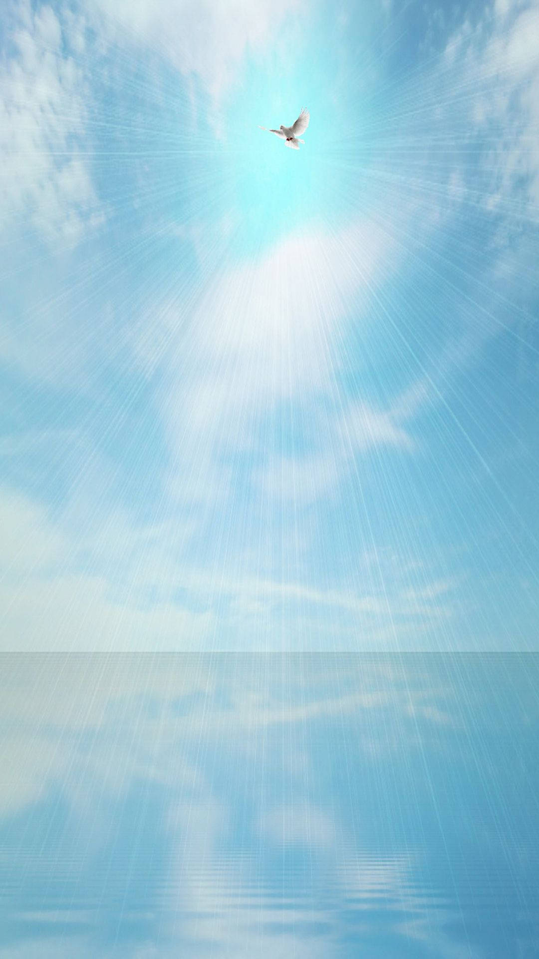 1080x1920 Download Holy Spirit Over The Sea Wallpaper