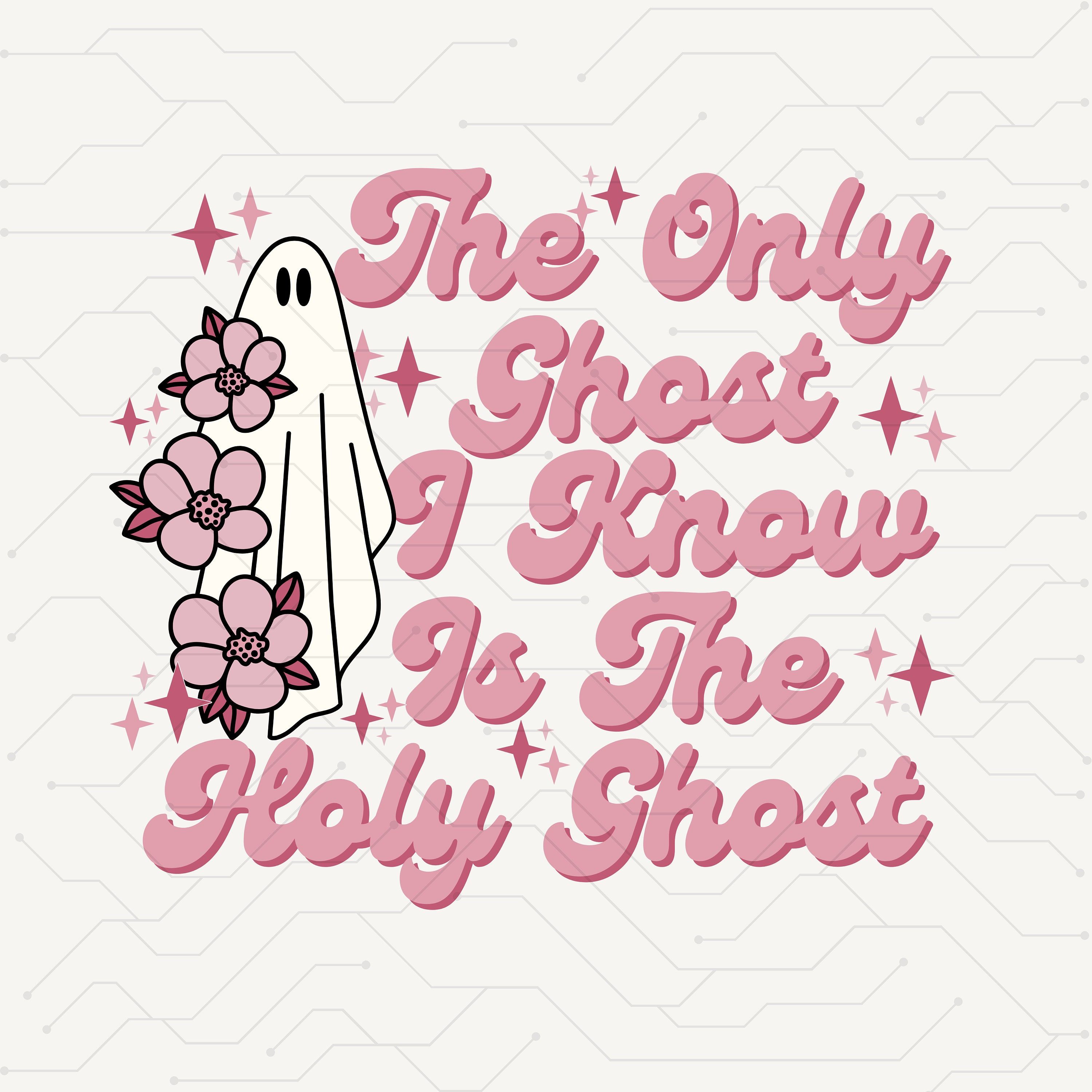 3000x3000 The Only Ghost I Know is the Holy Ghost Svg, Holy Ghost Svg, Retro Halloween Svg, Svg File for Cricut, Ghost Cute Svg, Groovy Halloween Svg