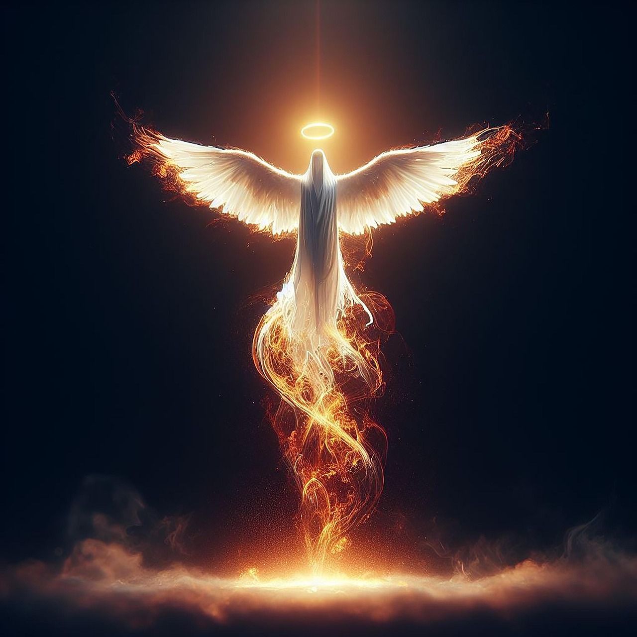 1280x1280 Download Ai Generated Holy Spirit Jesus. Royalty Free Stock Illustration Image