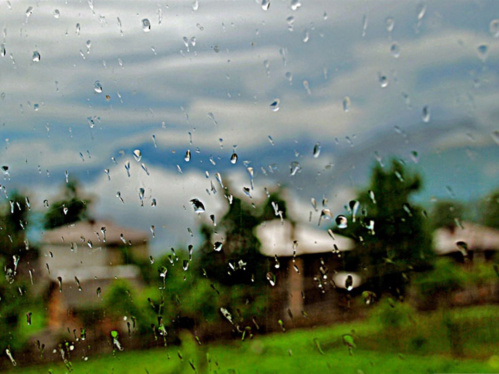 1600x1200 Rainy Day Nature Landscape Wallpaper