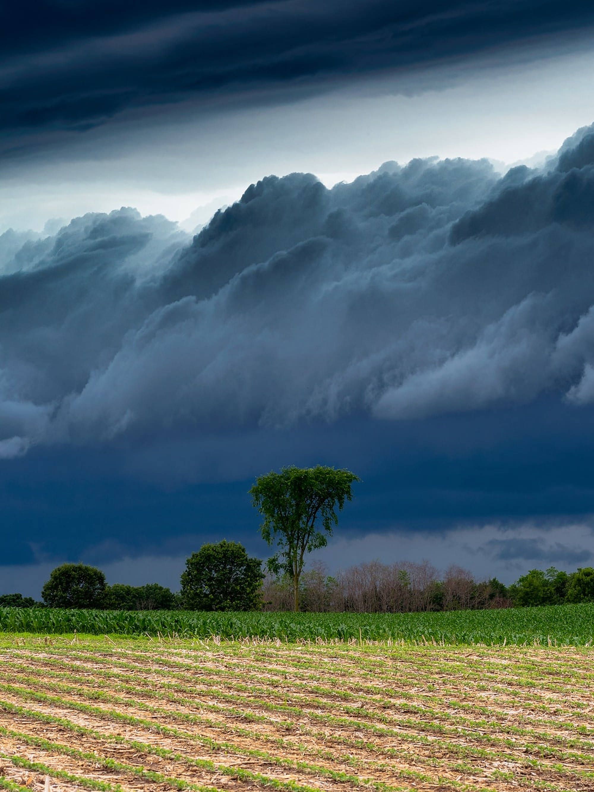 2000x2666 Download Gloomy Weather And Dark Clouds Wallpaper