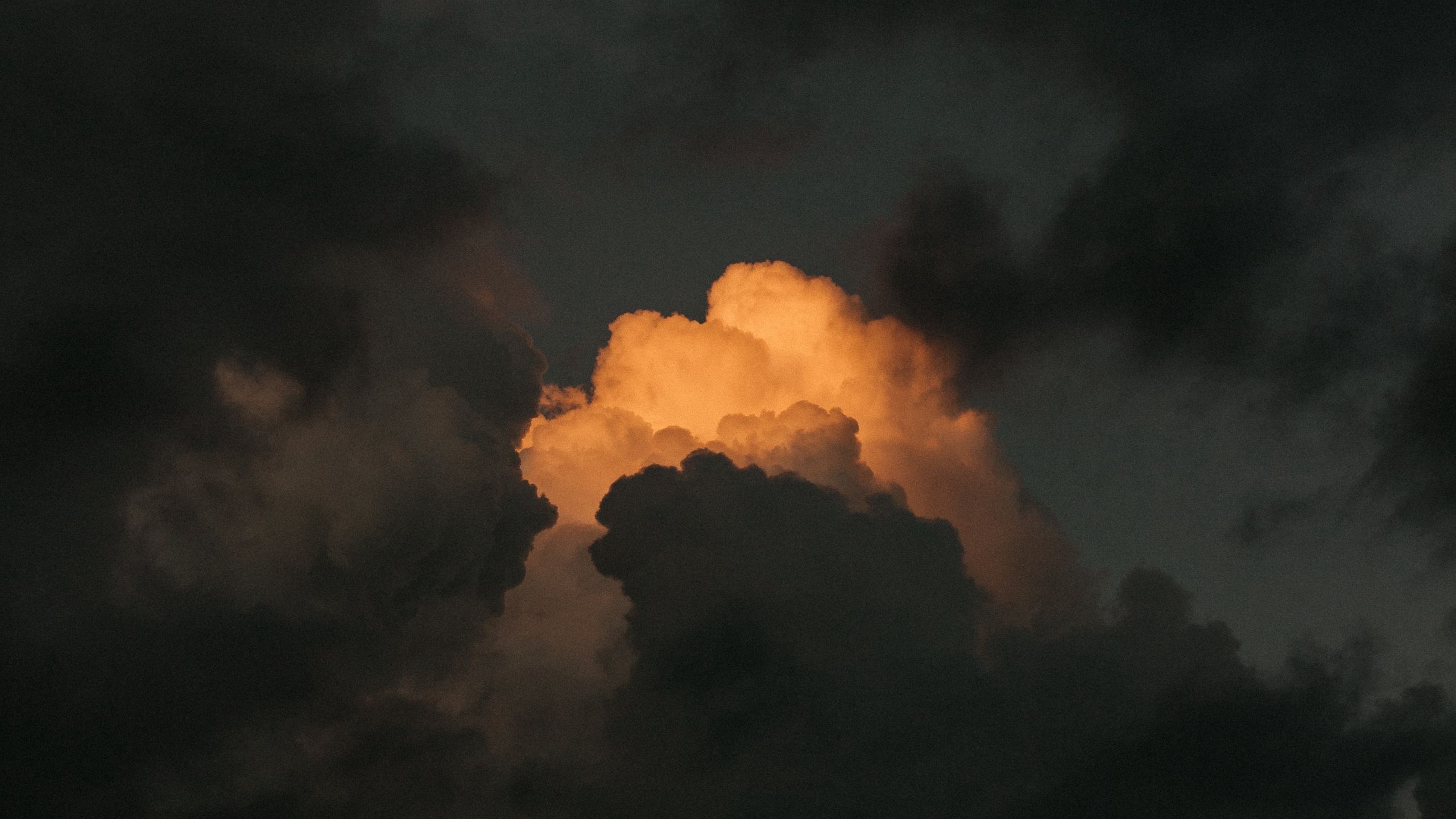 2560x1440 Download wallpaper 2560x1440 clouds, sky, cloudy, dark, weather widescreen 16:9 HD background