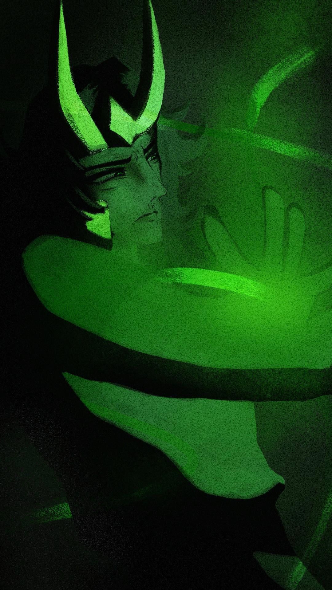 1080x1920 Day 244 of posting Loki (art by me)