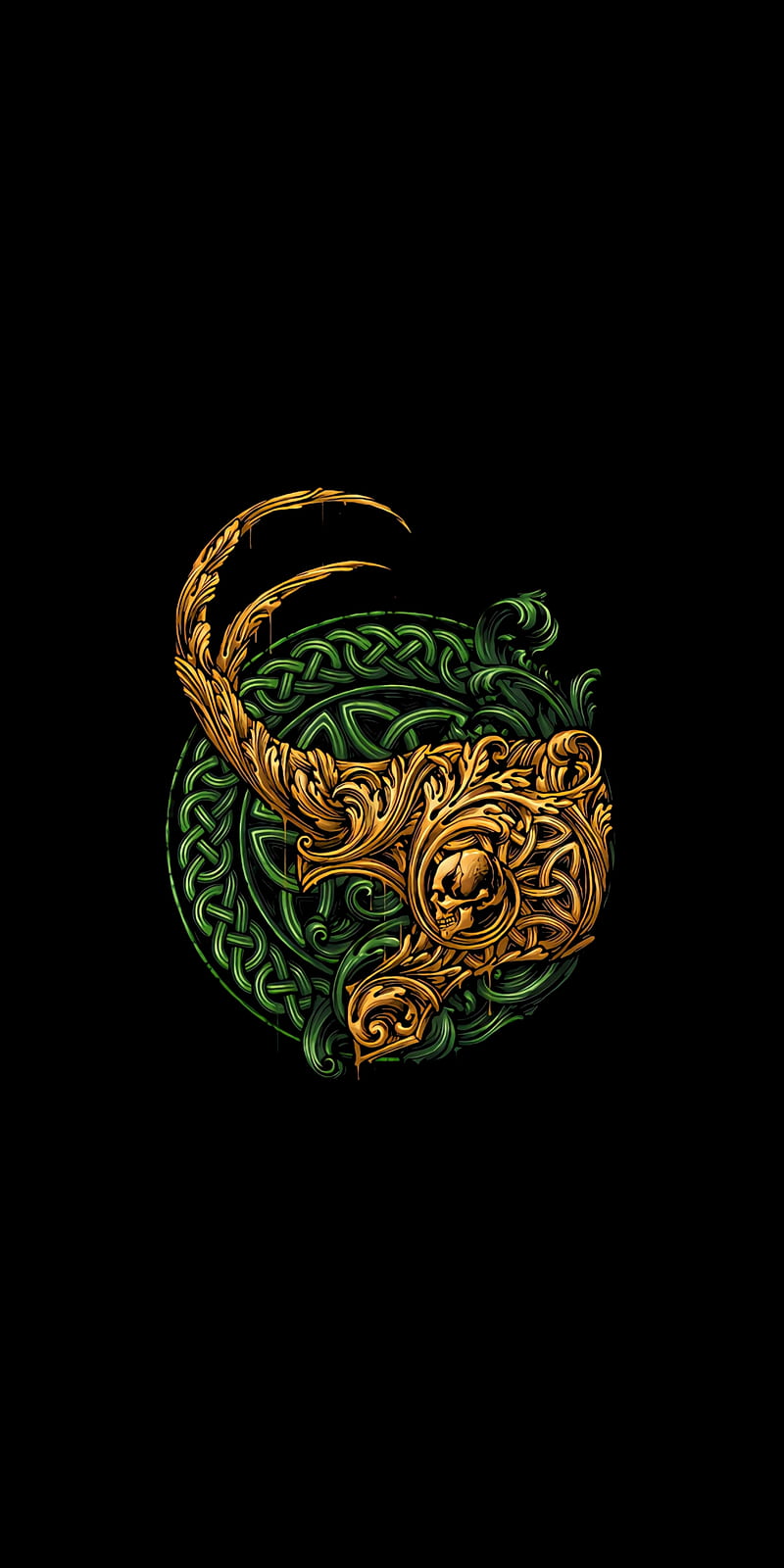800x1600 Loki, symbol, art, HD phone wallpaper